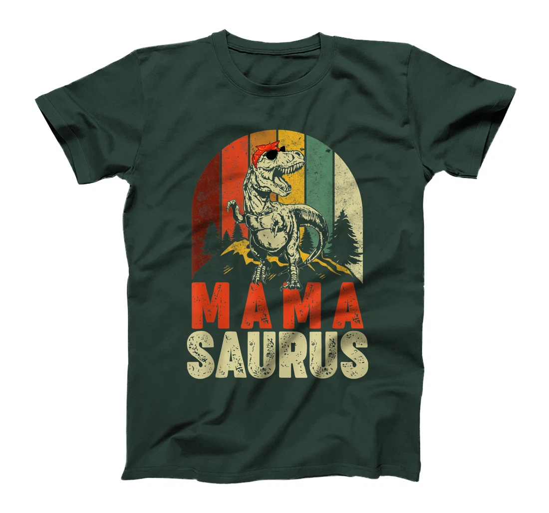 Mamasaurus T Rex Dinosaur Mama Saurus Family Matching T-Shirt