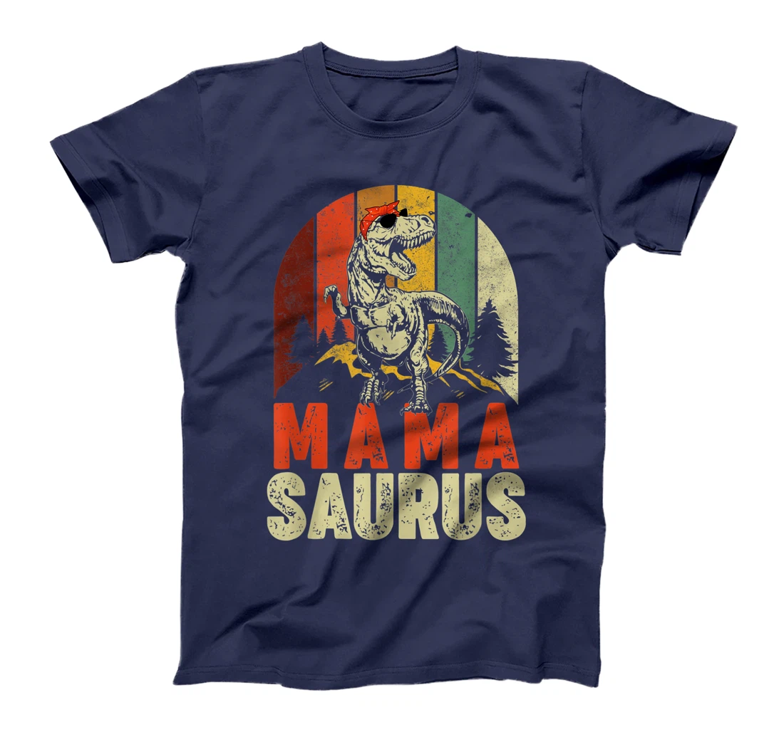 Mamasaurus T Rex Dinosaur Mama Saurus Family Matching T-Shirt