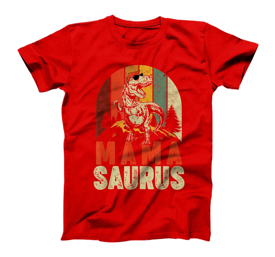Mamasaurus T Rex Dinosaur Mama Saurus Family Matching T-Shirt