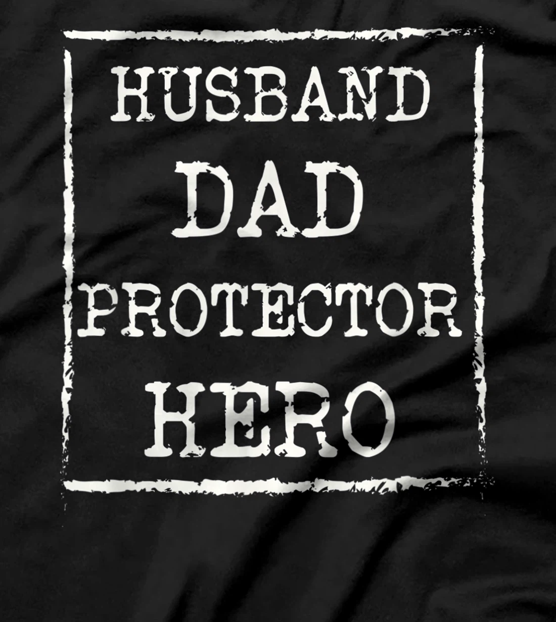 Mens Awesome Husband Dad Protector Hero T-Shirt