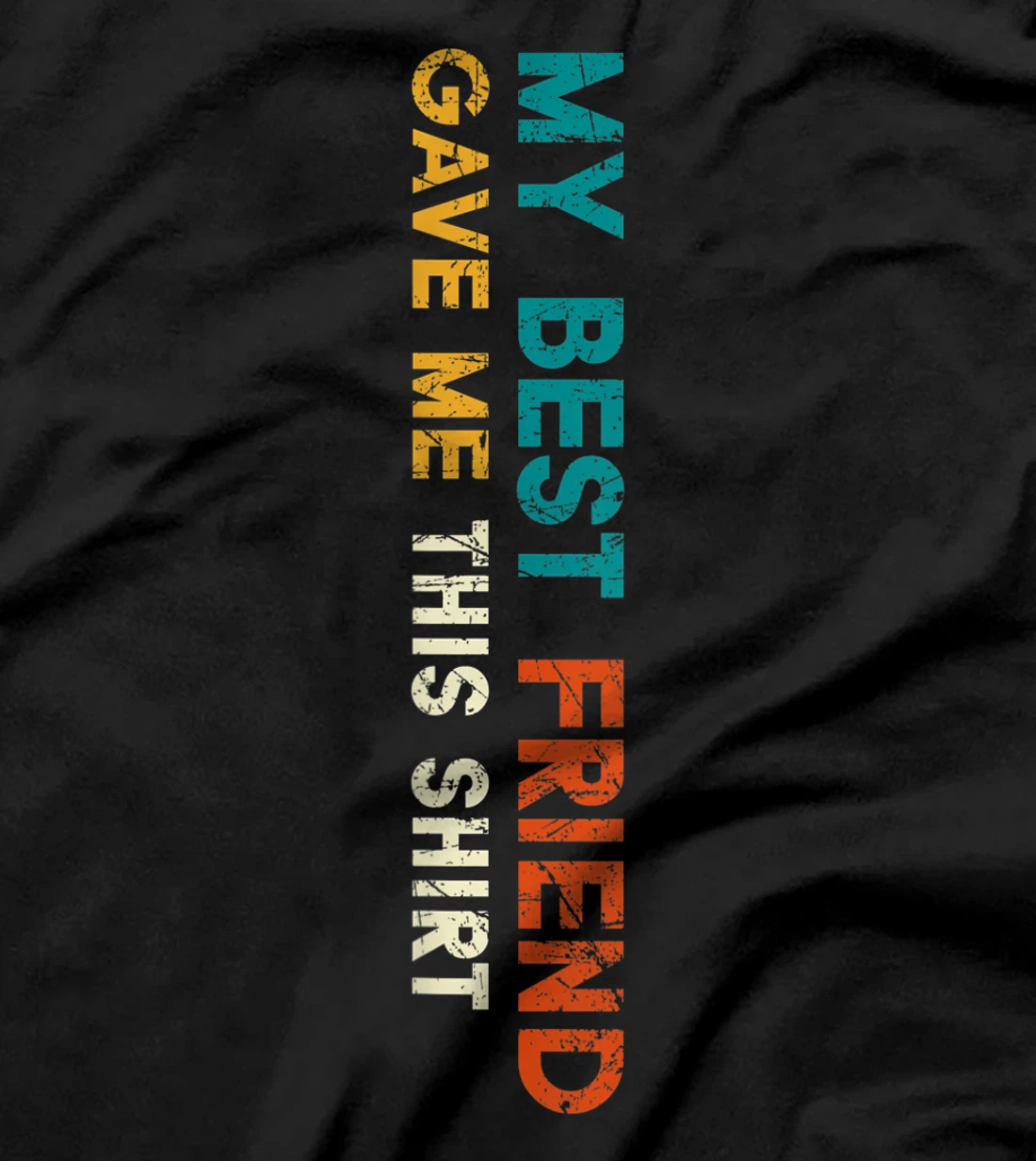 My Best Friend Gave Me This Shirt Funny Idea Vintage Gift T-Shirt