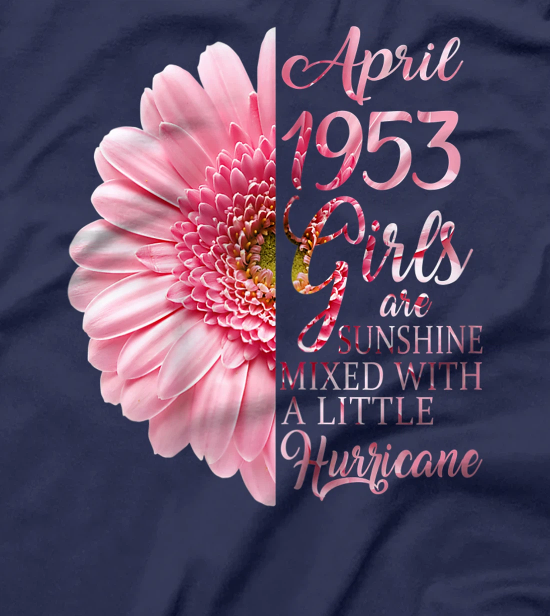 Womens April Girls 1953 Shirt 68th Birthday Gifts 68 Years Old T-Shirt