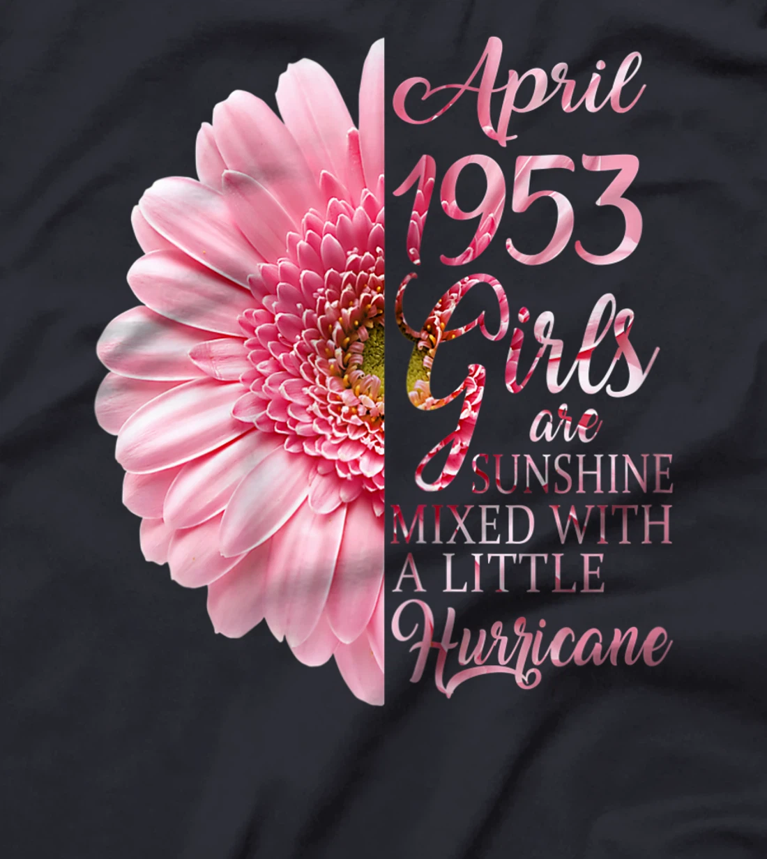 Womens April Girls 1953 Shirt 68th Birthday Gifts 68 Years Old T-Shirt