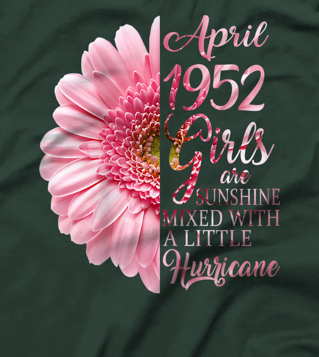 Womens April Girls 1952 Shirt 69th Birthday Gifts 69 Years Old T-Shirt