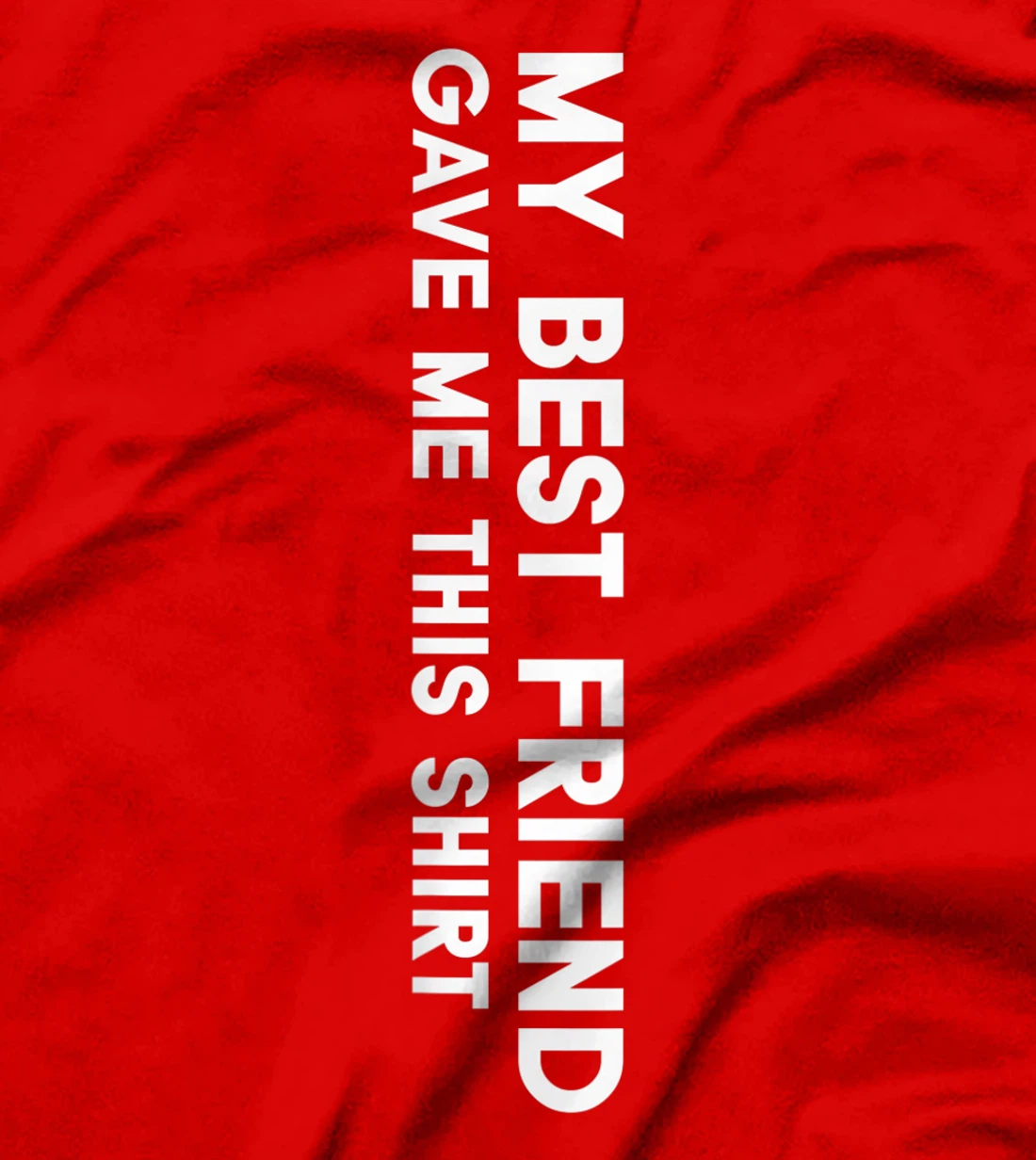My Best Friend Gave Me This Shirt Funny Idea Favorite Gift T-Shirt