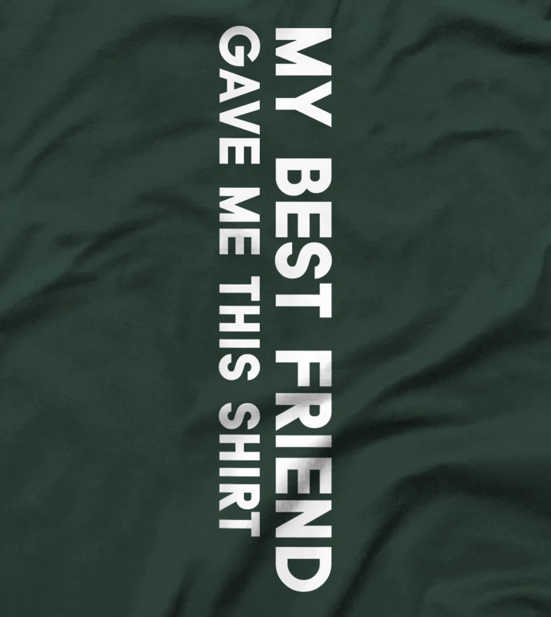 My Best Friend Gave Me This Shirt Funny Idea Favorite Gift T-Shirt