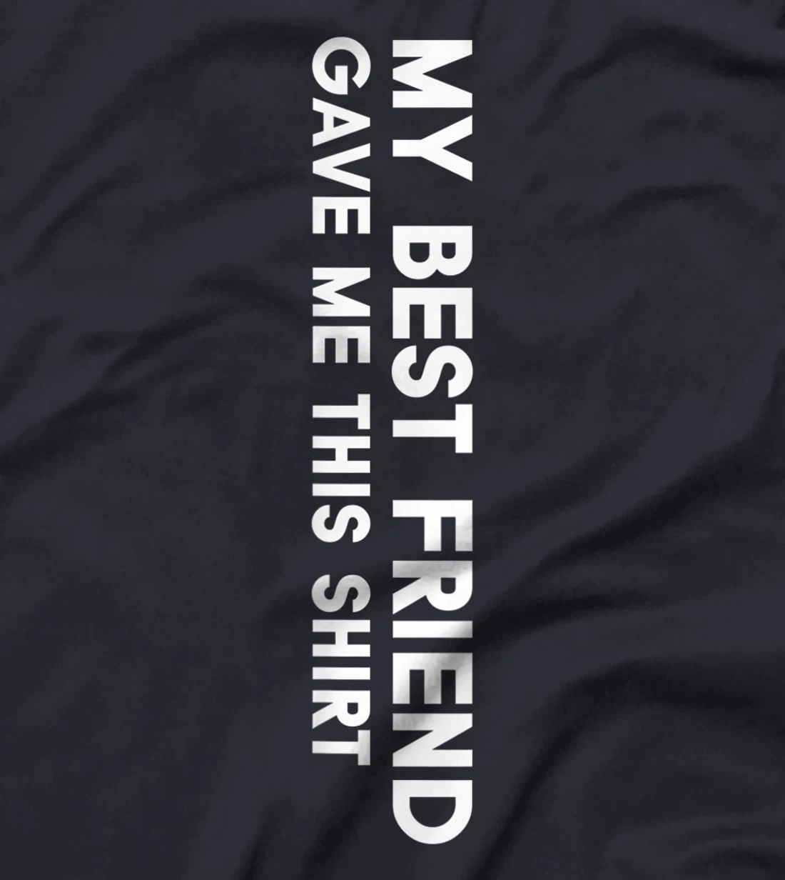 My Best Friend Gave Me This Shirt Funny Idea Favorite Gift T-Shirt
