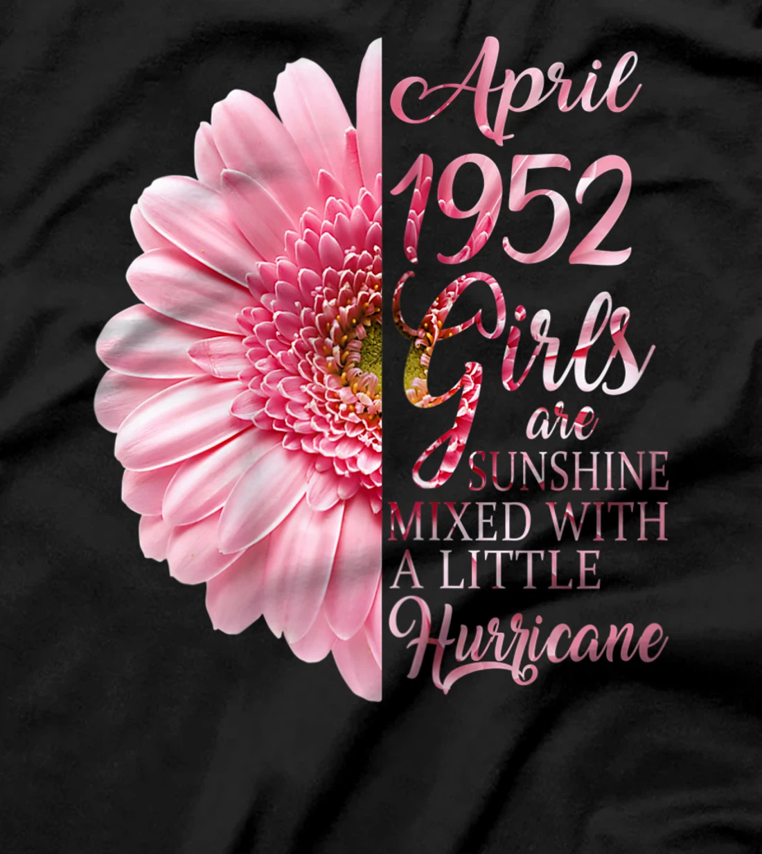 Womens April Girls 1952 Shirt 69th Birthday Gifts 69 Years Old T-Shirt