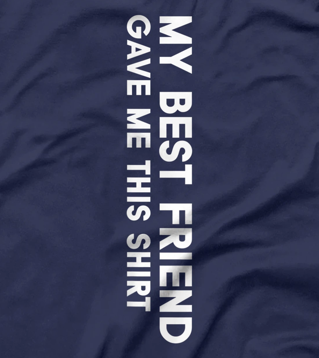 My Best Friend Gave Me This Shirt Funny Idea Favorite Gift T-Shirt
