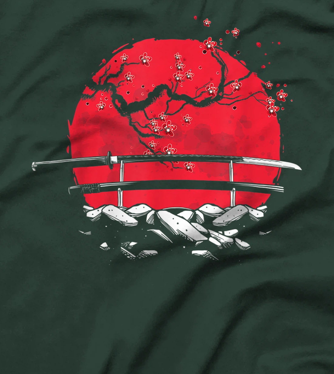 Katana Japan Swords Japanese Martial Arts Sinobi Samurai T-Shirt