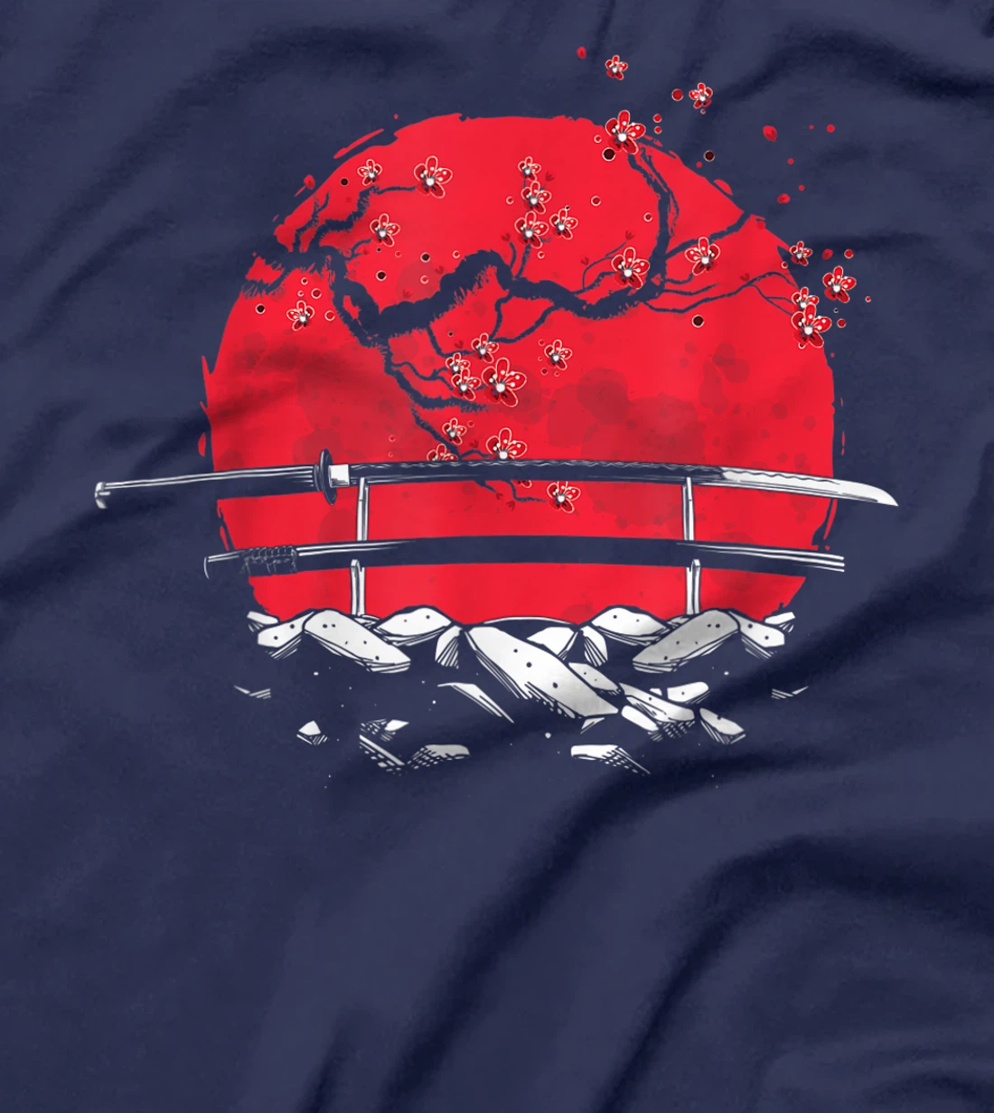 Katana Japan Swords Japanese Martial Arts Sinobi Samurai T-Shirt