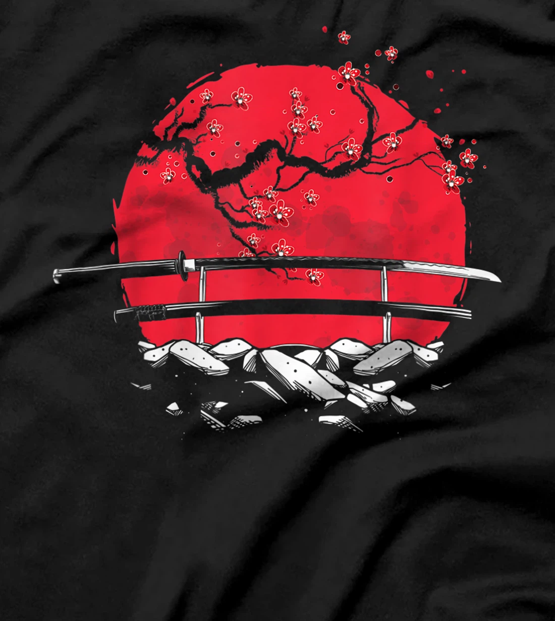 Katana Japan Swords Japanese Martial Arts Sinobi Samurai T-Shirt