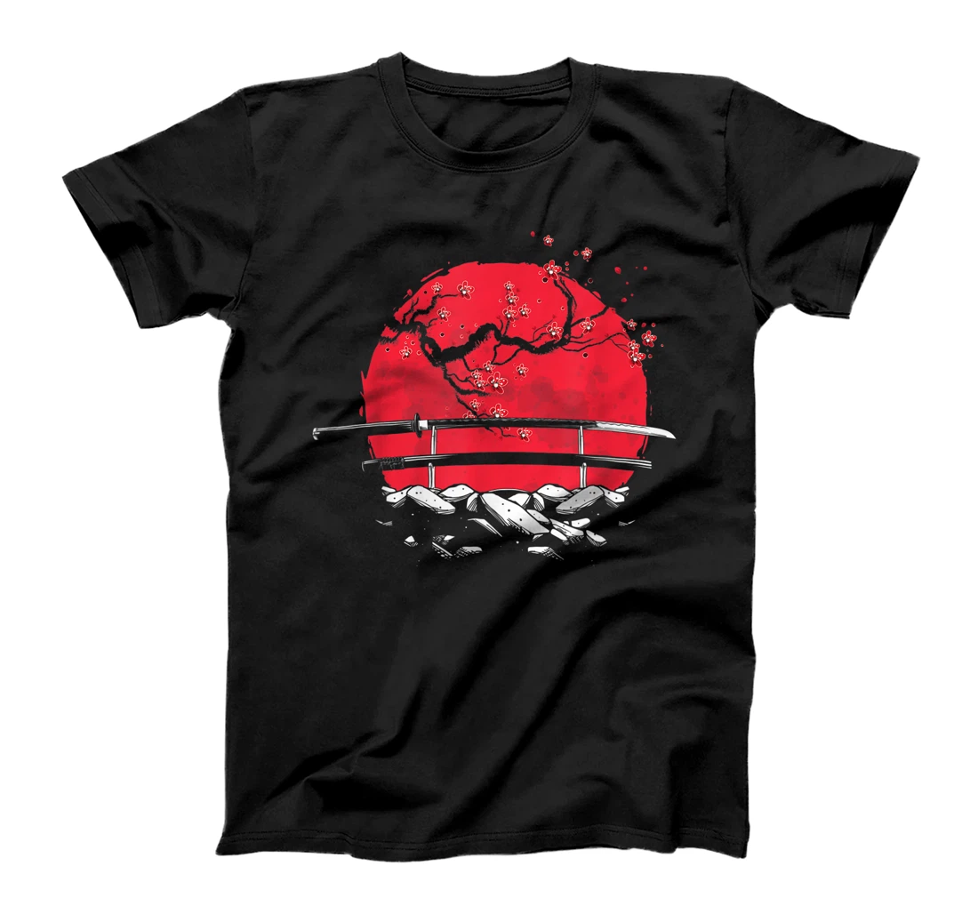Katana Japan Swords Japanese Martial Arts Sinobi Samurai T-Shirt