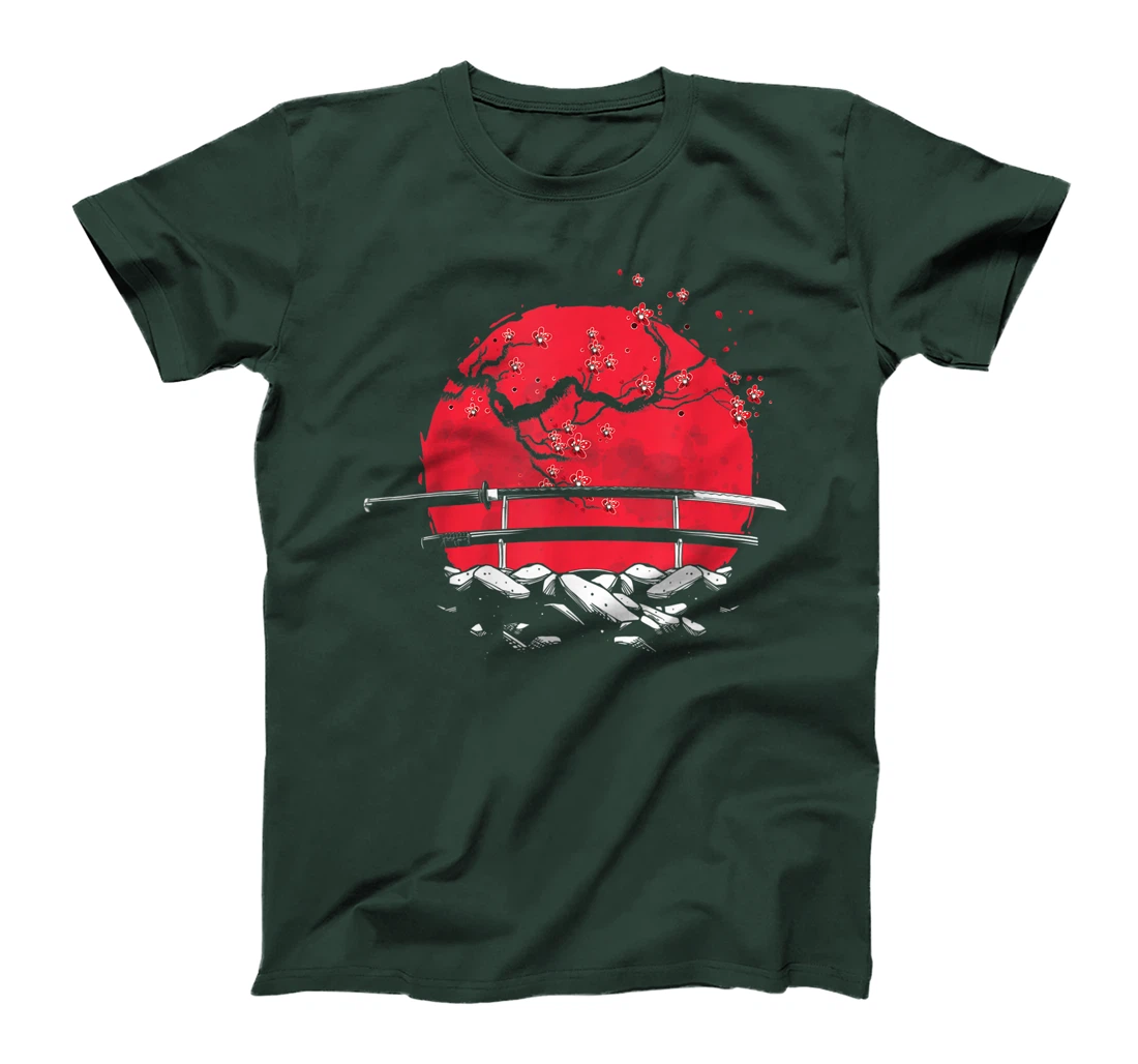 Katana Japan Swords Japanese Martial Arts Sinobi Samurai T-Shirt