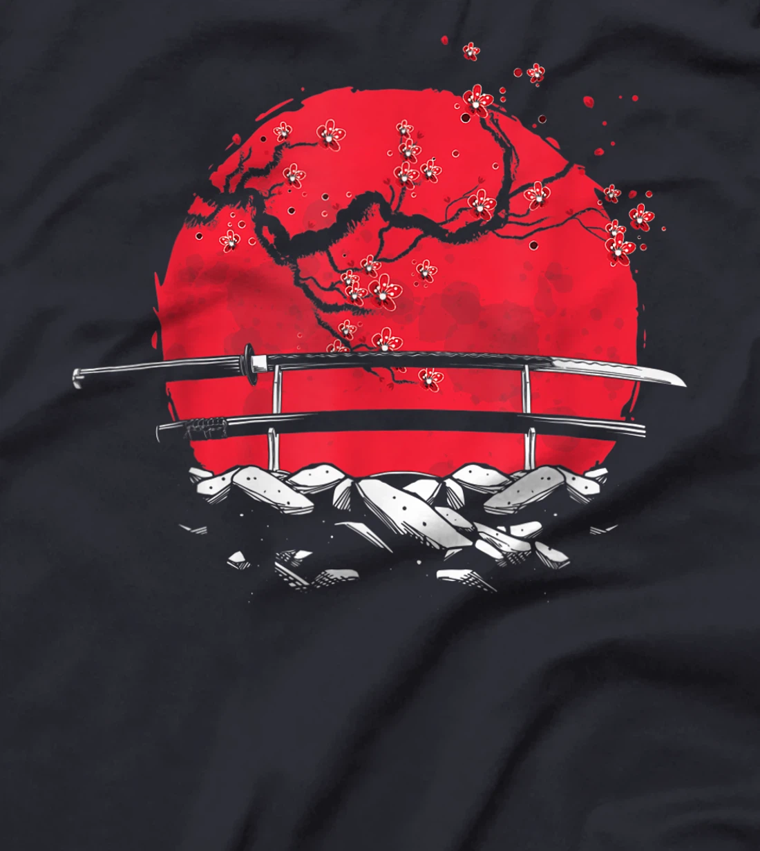 Katana Japan Swords Japanese Martial Arts Sinobi Samurai T-Shirt