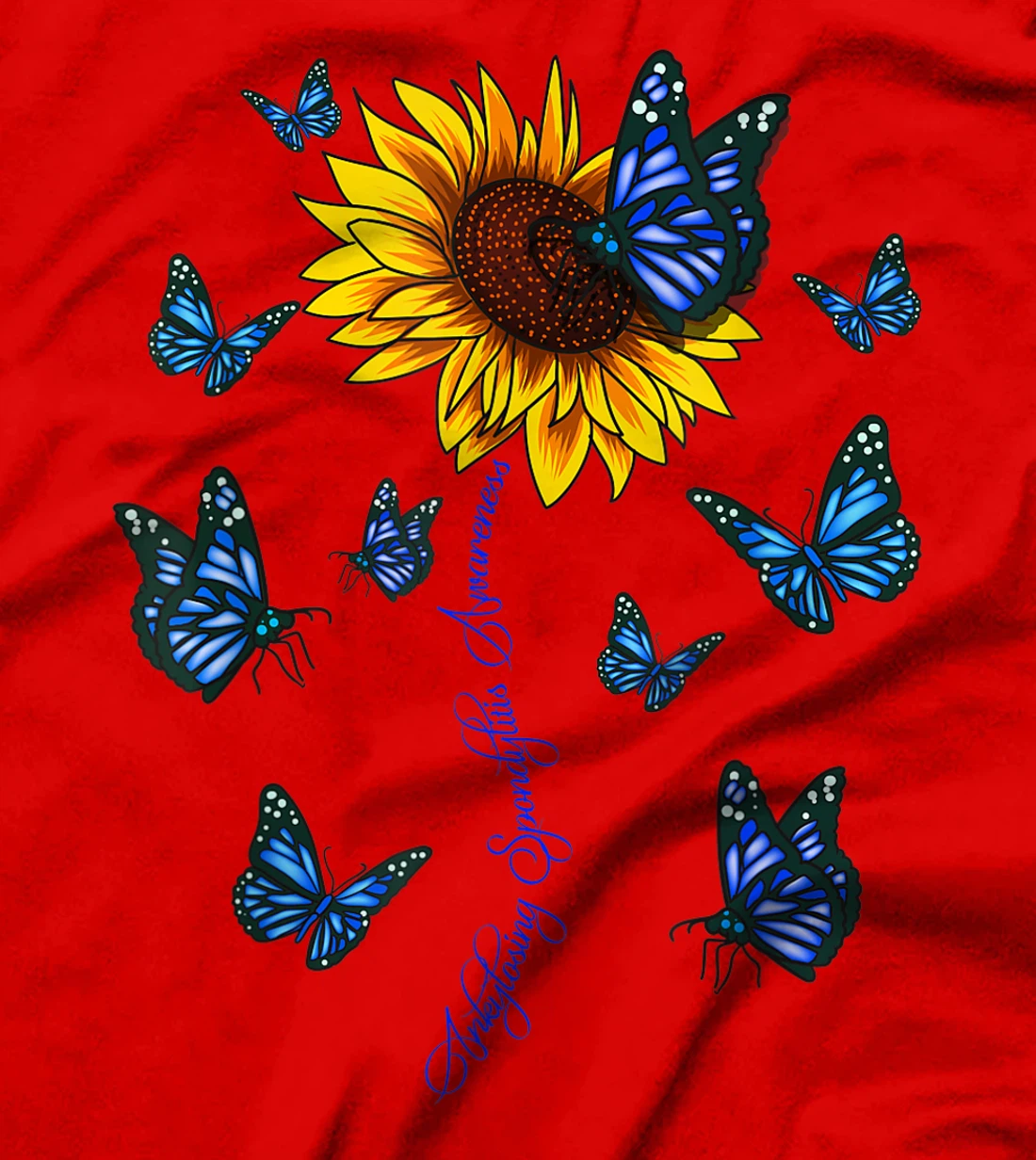 Ankylosing Spondylitis Awareness Marie-Strumpell disease Rel T-Shirt