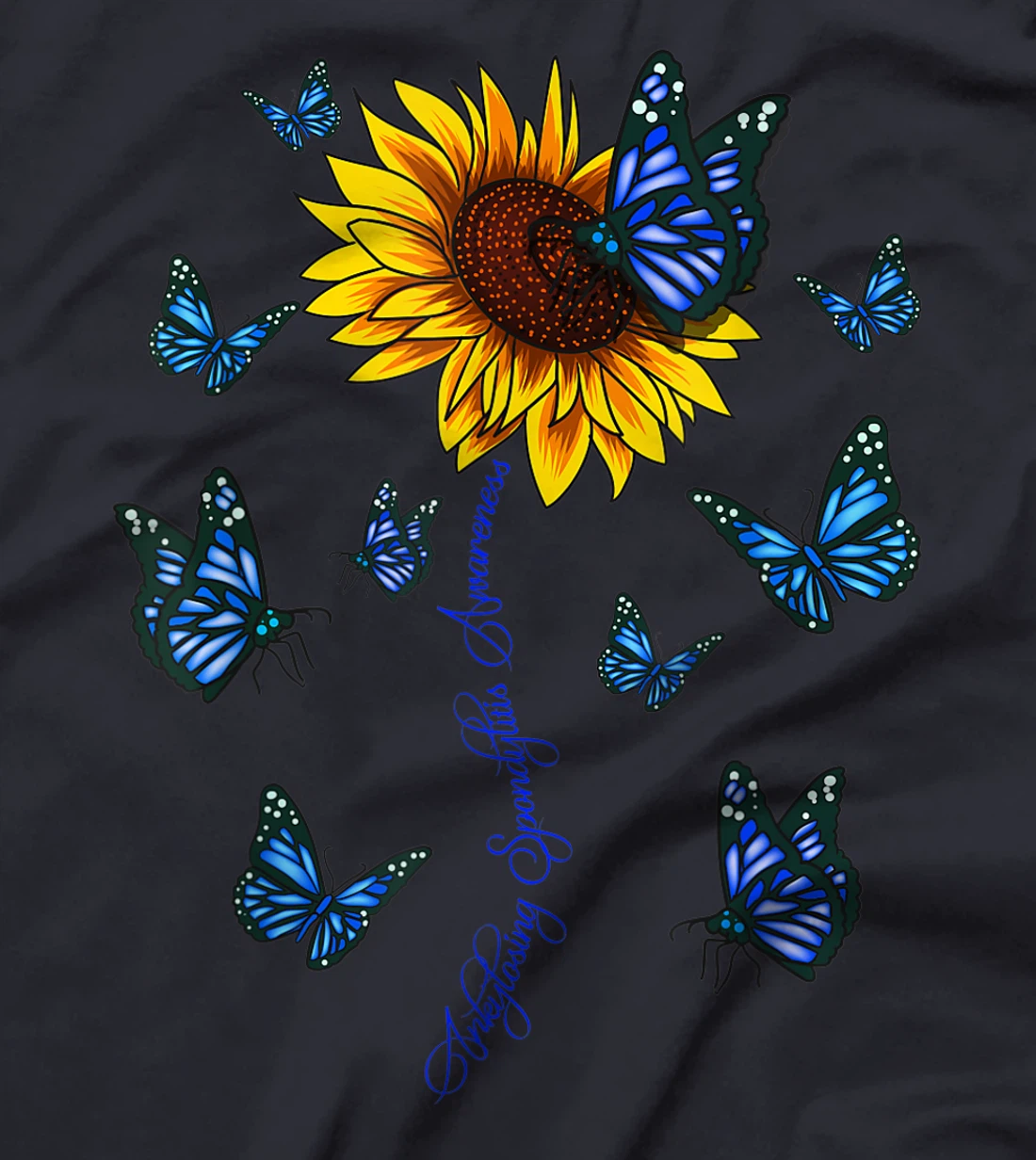 Ankylosing Spondylitis Awareness Marie-Strumpell disease Rel T-Shirt