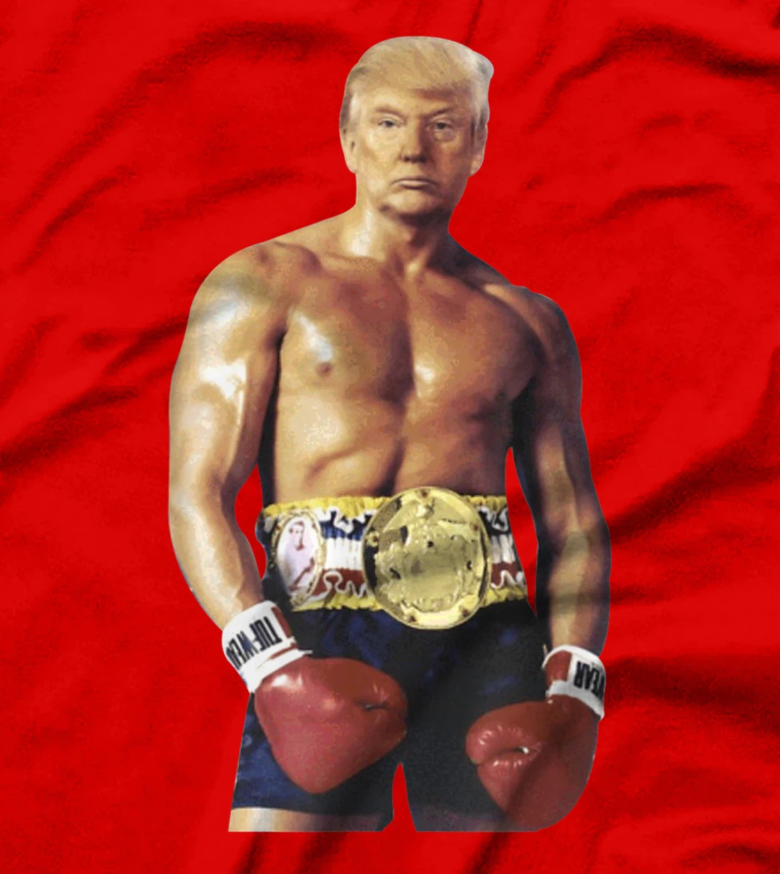 Funny Boxer Trump Boxing funny trump-rocky T-Shirt