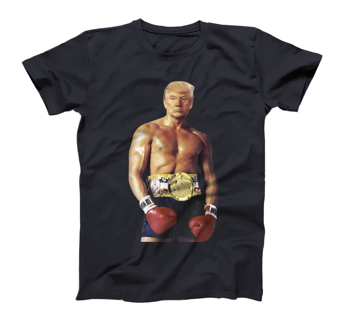 Funny Boxer Trump Boxing funny trump-rocky T-Shirt