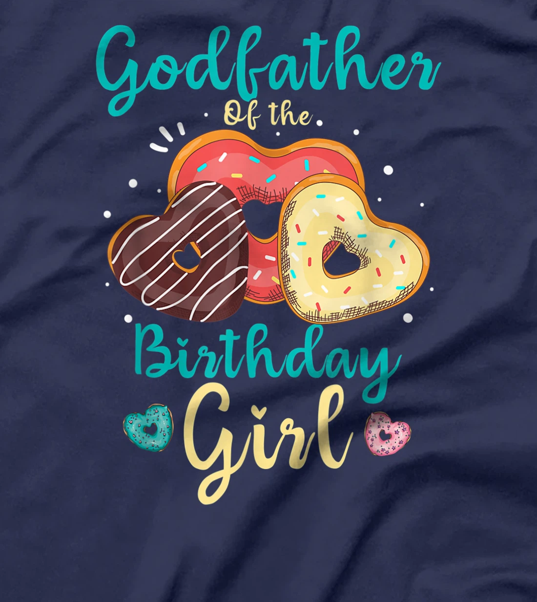 Godfather of the Birthday Girl Matching Family Birthday T-Shirt