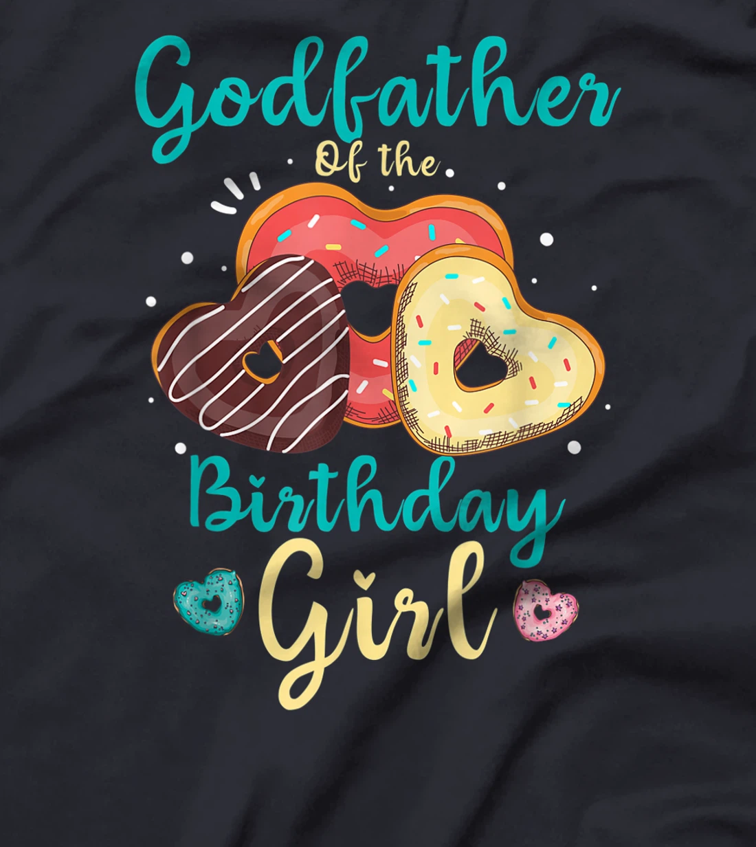 Godfather of the Birthday Girl Matching Family Birthday T-Shirt