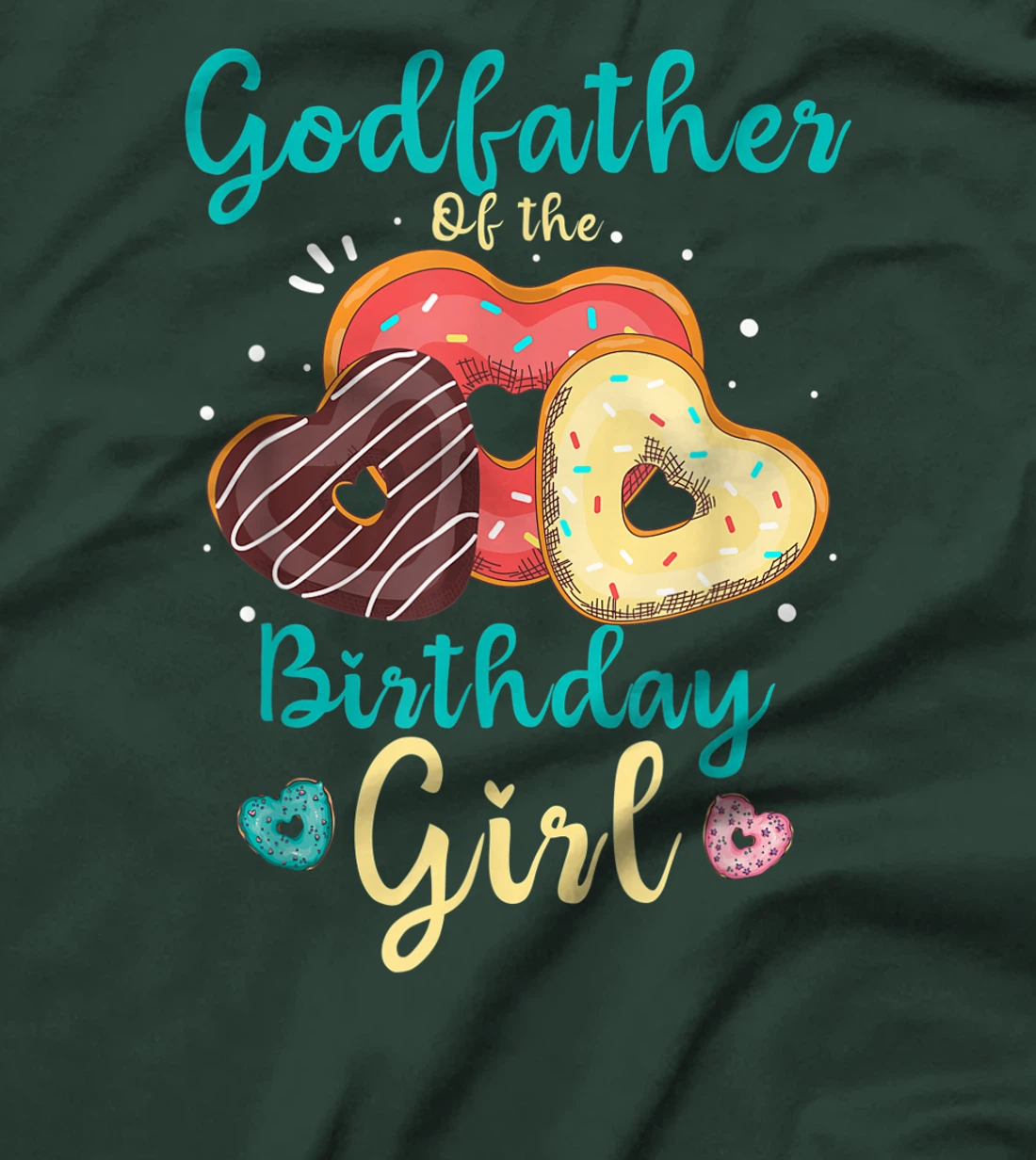 Godfather of the Birthday Girl Matching Family Birthday T-Shirt