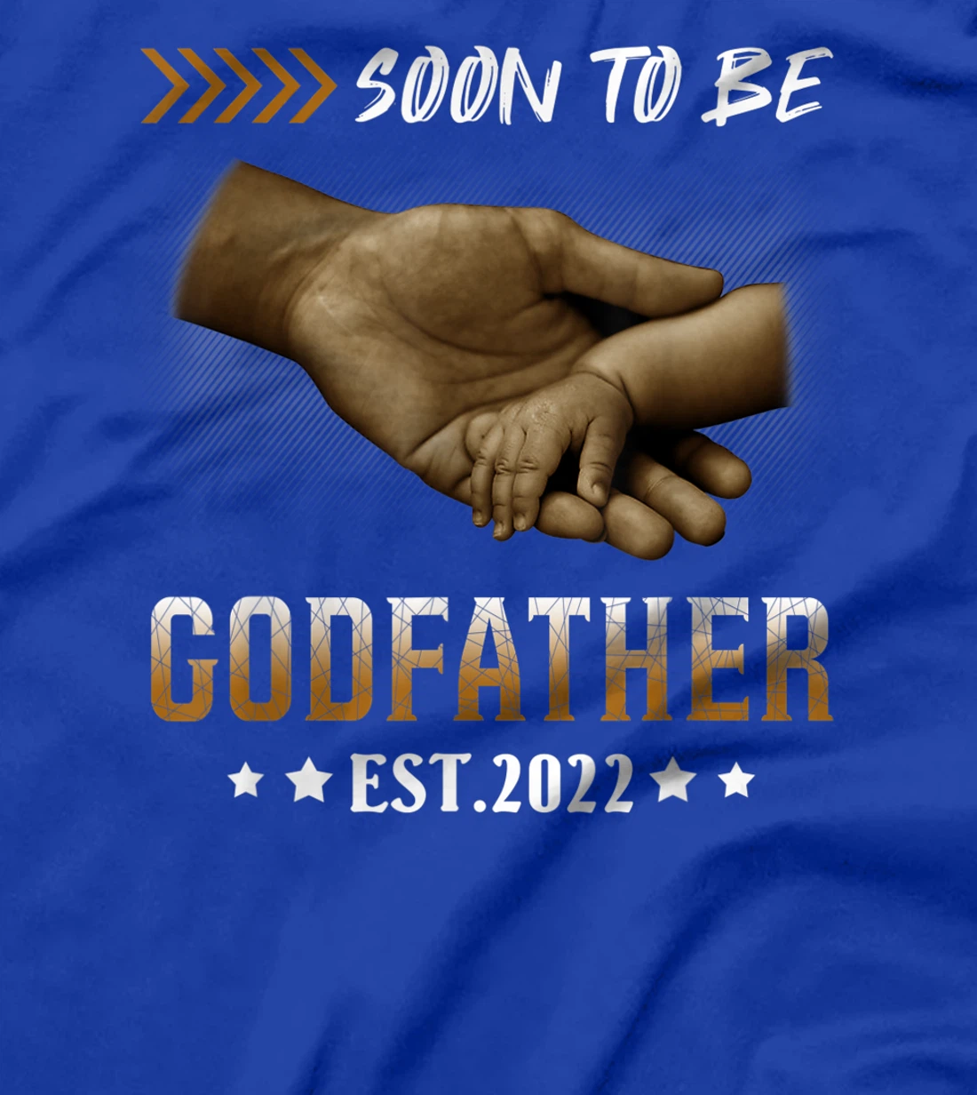 Mens Soon To Be Godfather 2022 New Godfather Father's Day T-Shirt