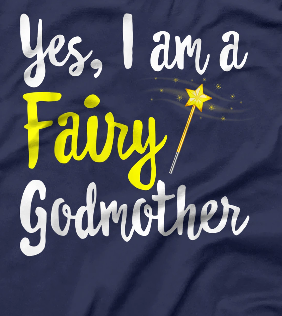 Fairy Godmother Magic Wand Funny Mama Mom-my Fantasy Lover T-Shirt