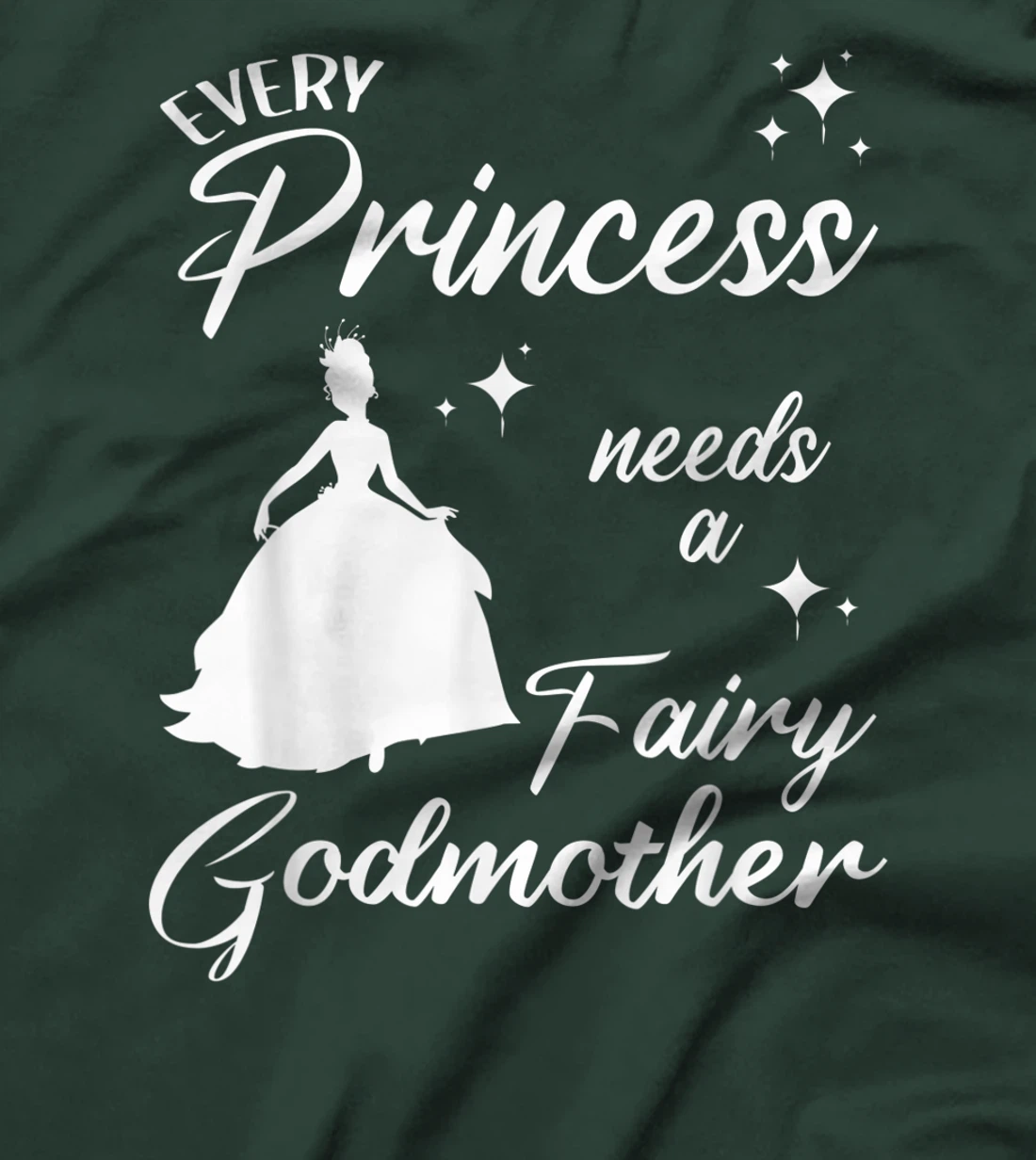 Funny Fairy Godmother Gift For Women Cool Princess Godmother T-Shirt