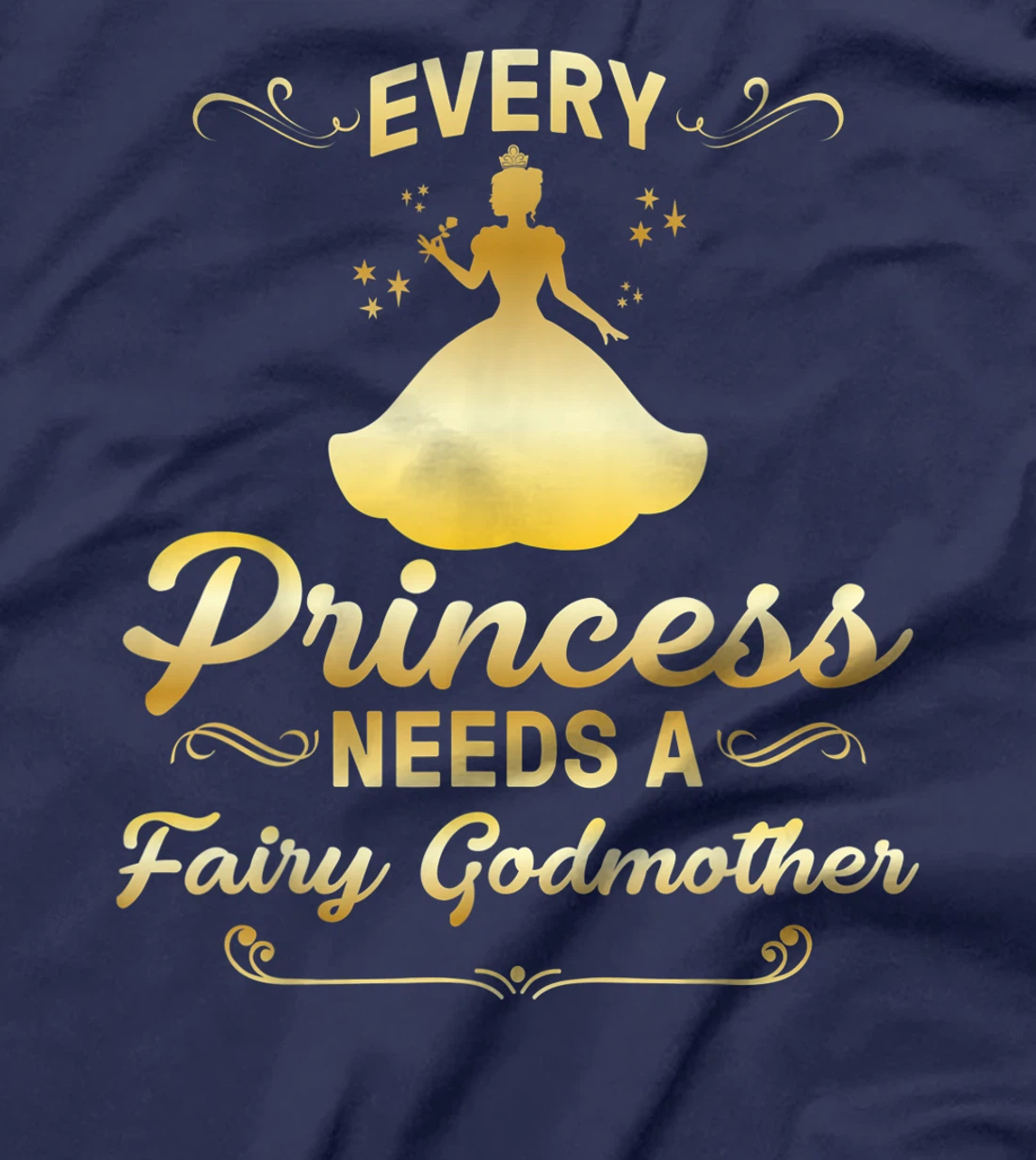 Funny Fairy Godmother Gift For Women Cool Princess Godmother T-Shirt