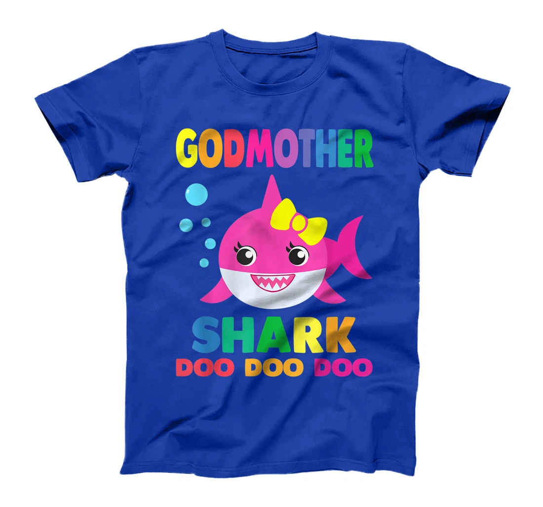 Godmother Shark T-Shirt Doo Doo Funny Baby Mommy Kids T-Shirt