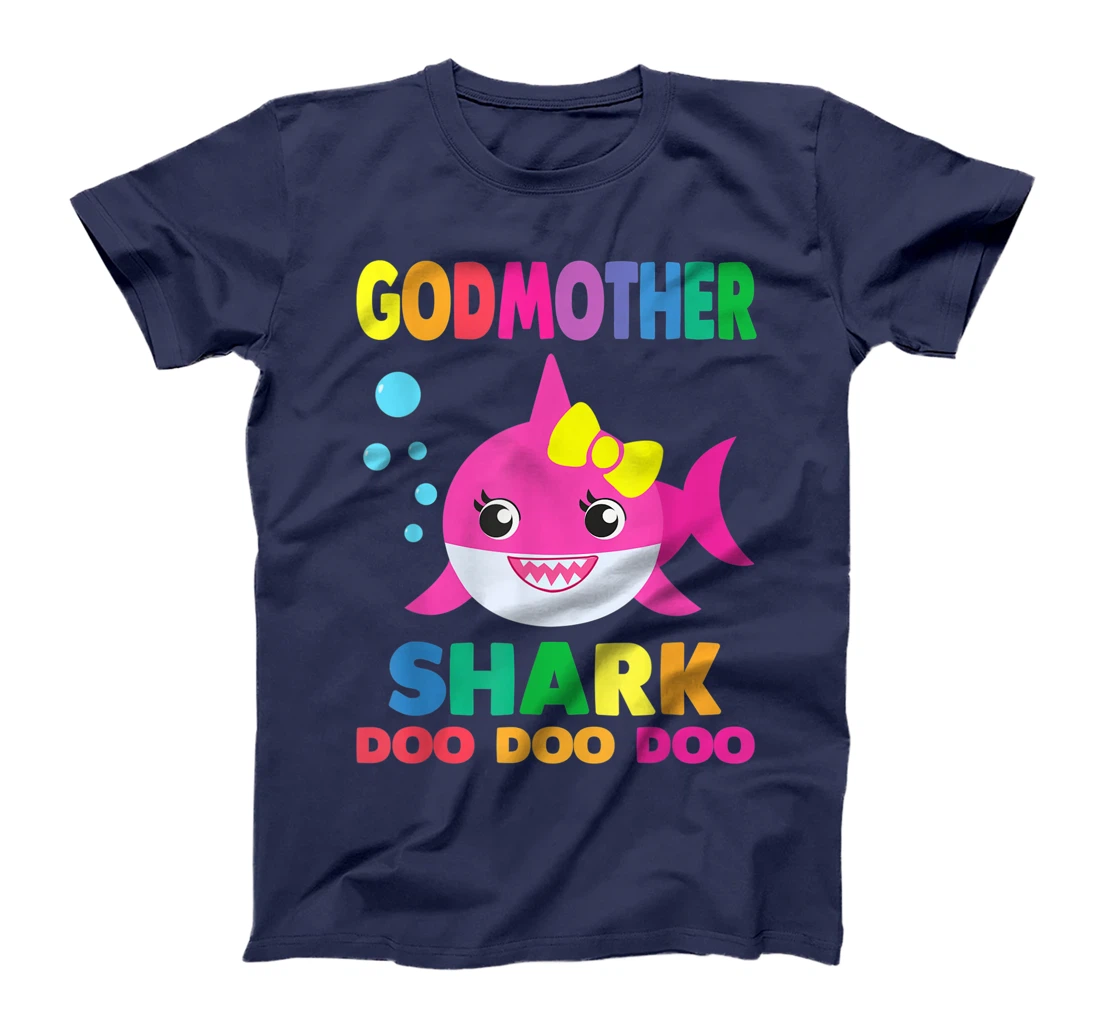 Godmother Shark T-Shirt Doo Doo Funny Baby Mommy Kids T-Shirt