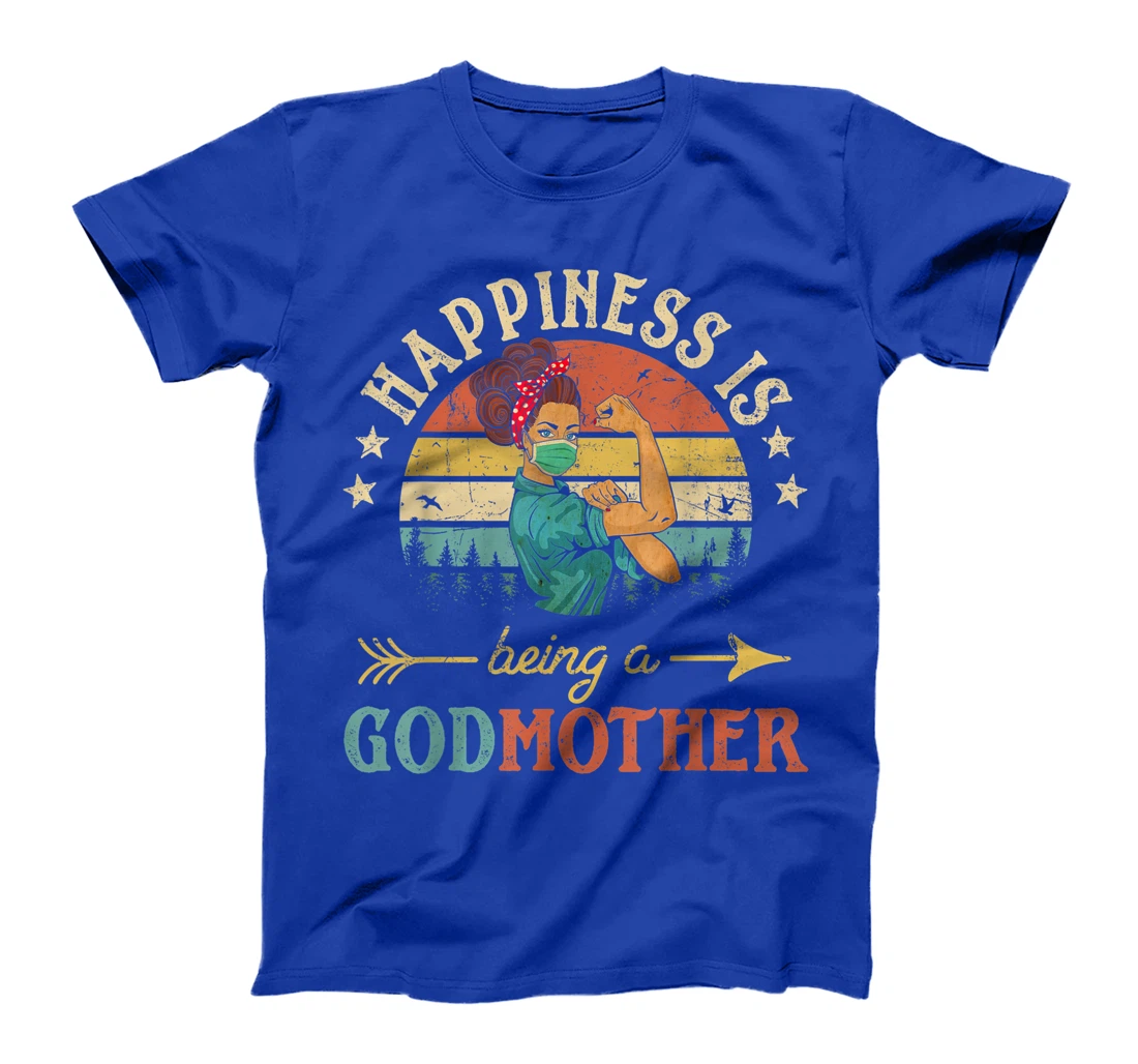 Happiness Is Being A Godmother Ever Shirt For Women Vintage T-Shirt