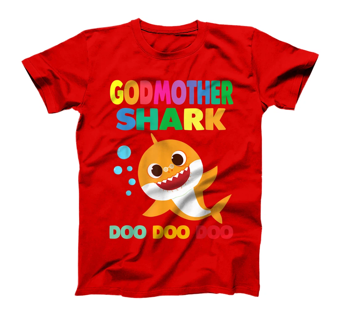 Godmother Shark T-Shirt Doo Doo Funny Baby Mommy Kids T-Shirt