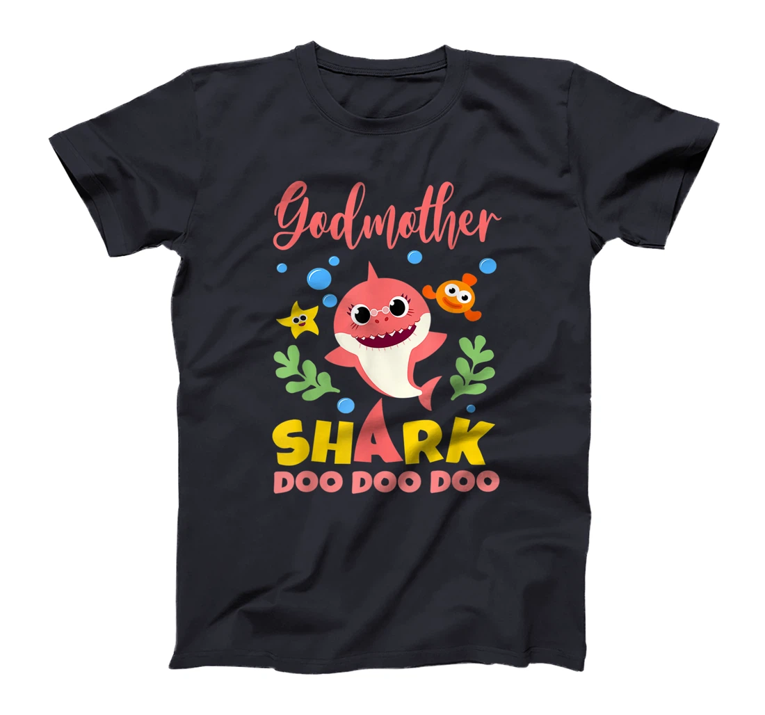 Godmother Shark T-Shirt Doo Doo Funny Baby Mommy Kids T-Shirt