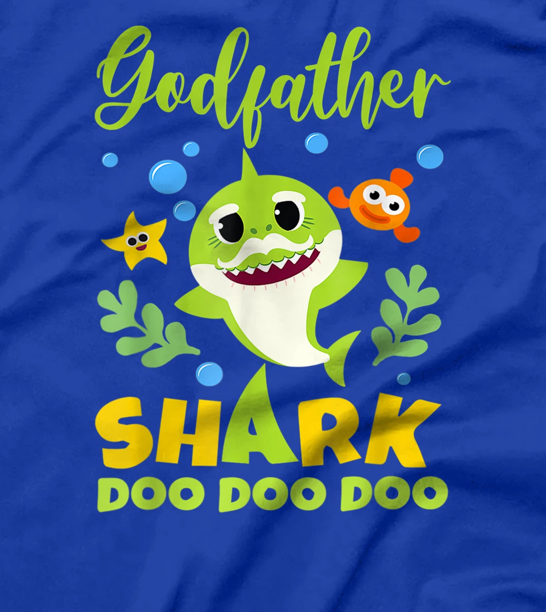 Godfather Shark T-Shirt Doo Doo Funny Baby Mommy Kids T-Shirt