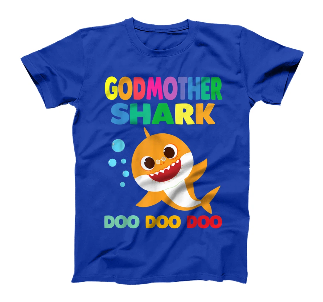 Godmother Shark T-Shirt Doo Doo Funny Baby Mommy Kids T-Shirt