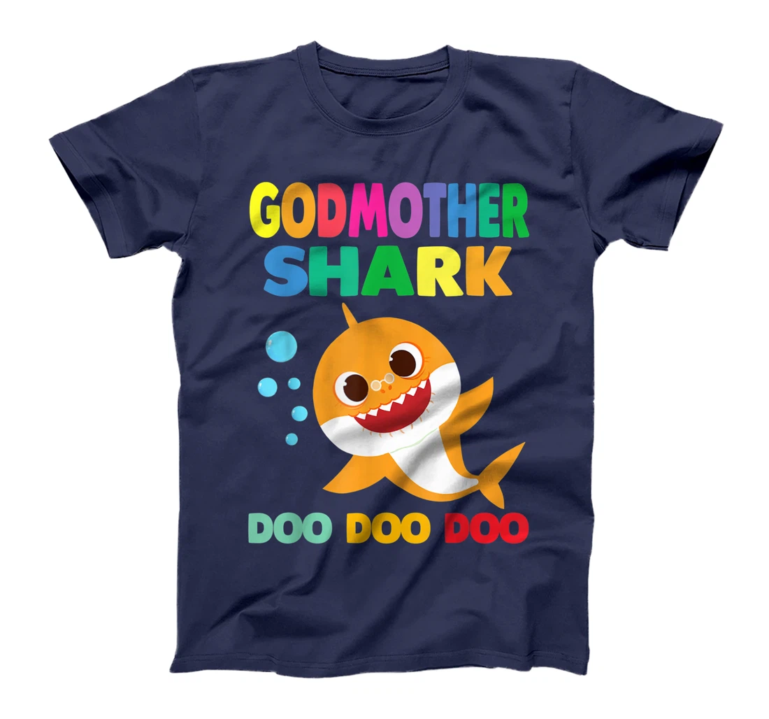 Godmother Shark T-Shirt Doo Doo Funny Baby Mommy Kids T-Shirt
