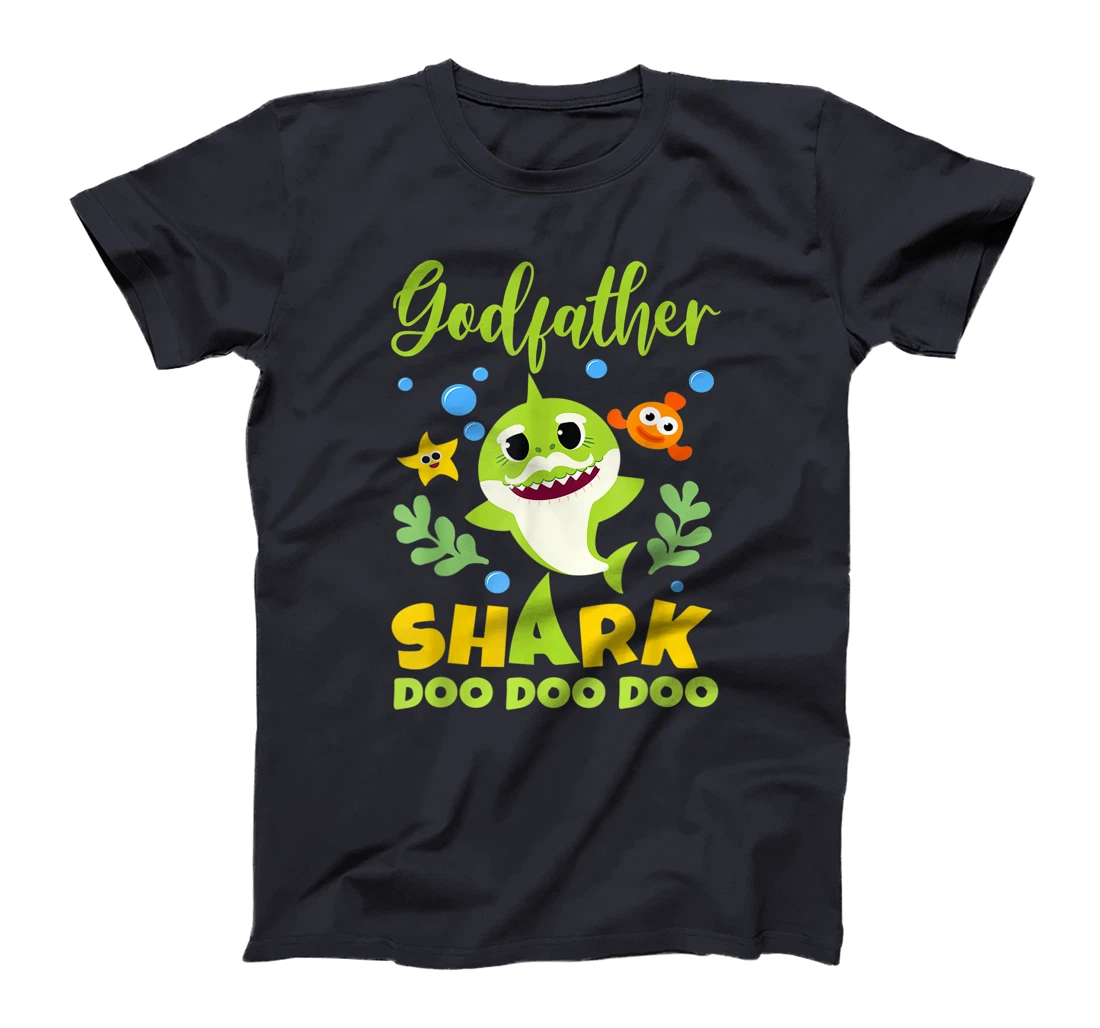 Godfather Shark T-Shirt Doo Doo Funny Baby Mommy Kids T-Shirt