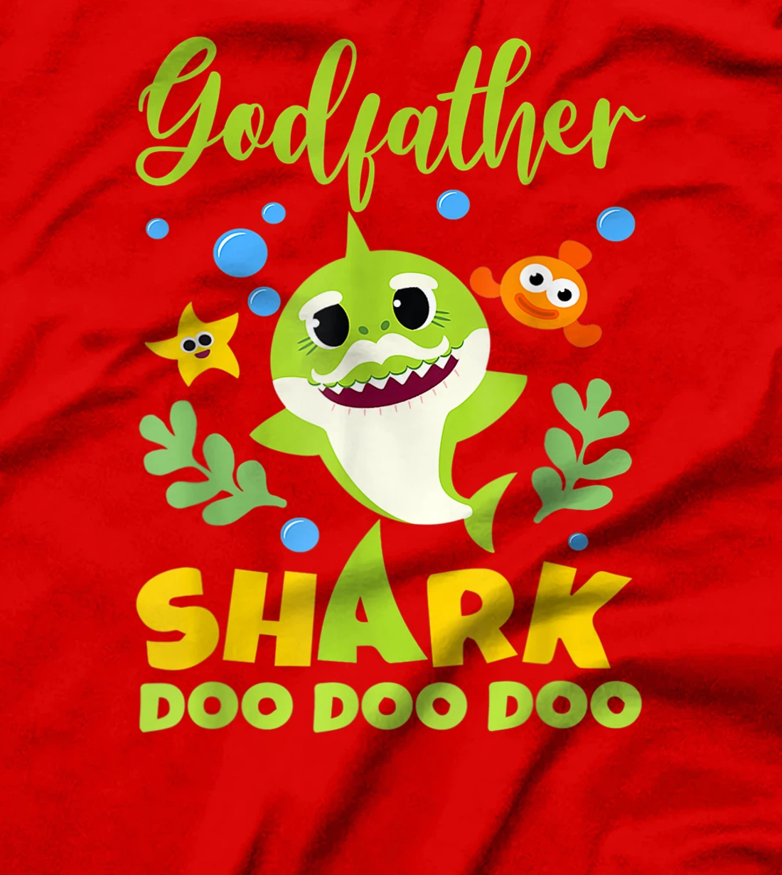 Godfather Shark T-Shirt Doo Doo Funny Baby Mommy Kids T-Shirt
