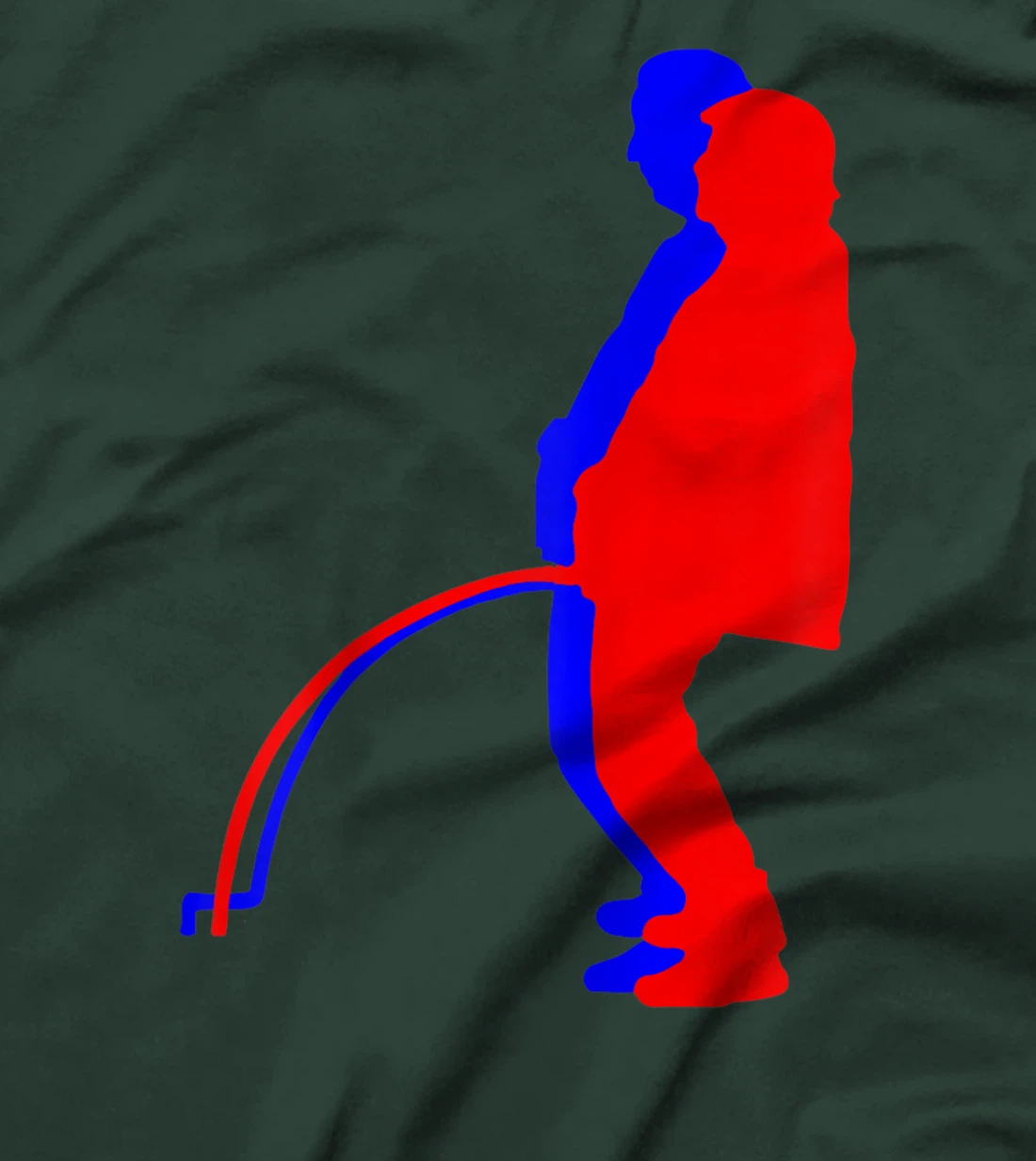 Biden vs Trump Pissing Pee T-Shirt