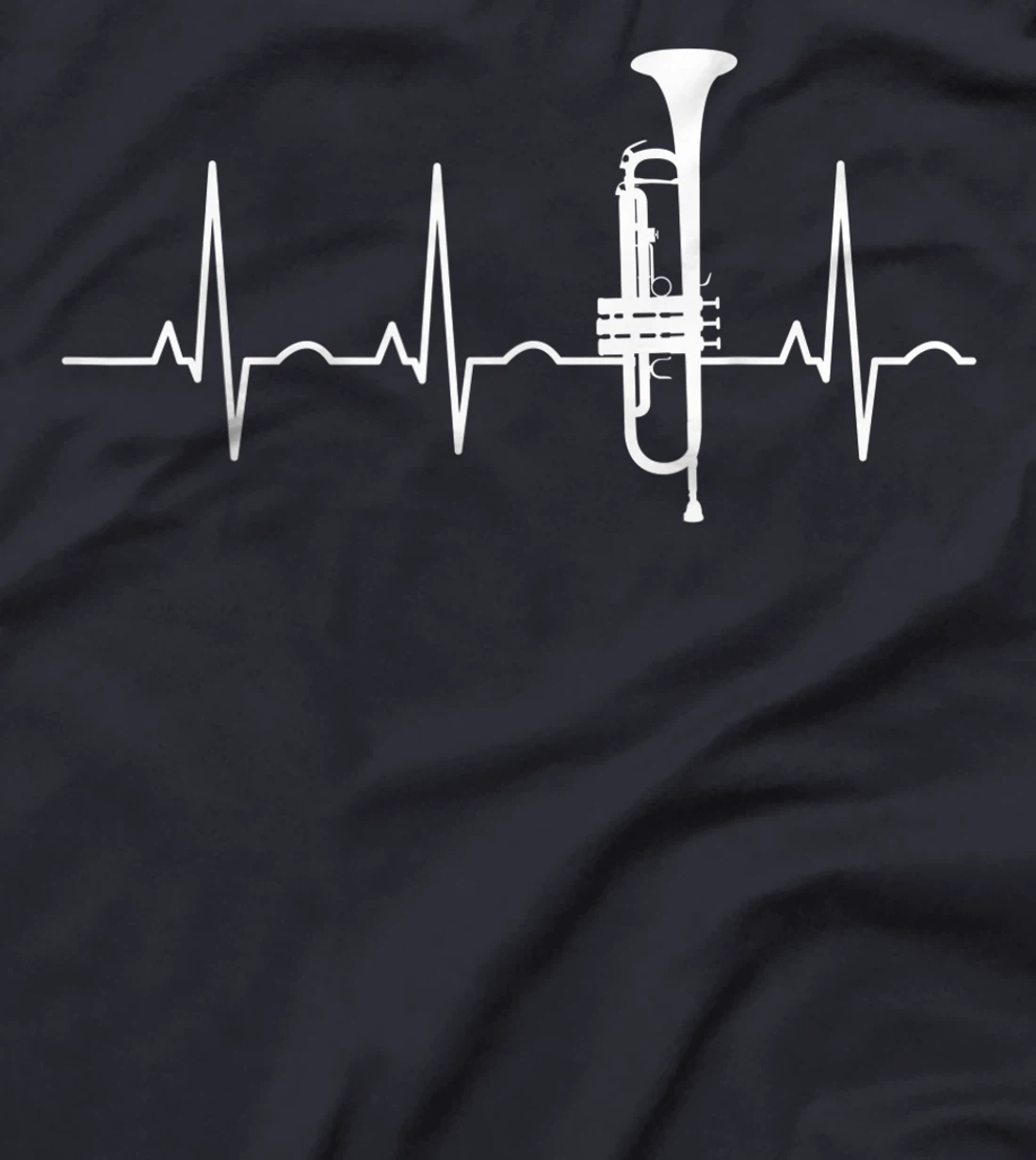 Trumpeter Heartbeat Trumpet Player Music Jazz Gift T-Shirt