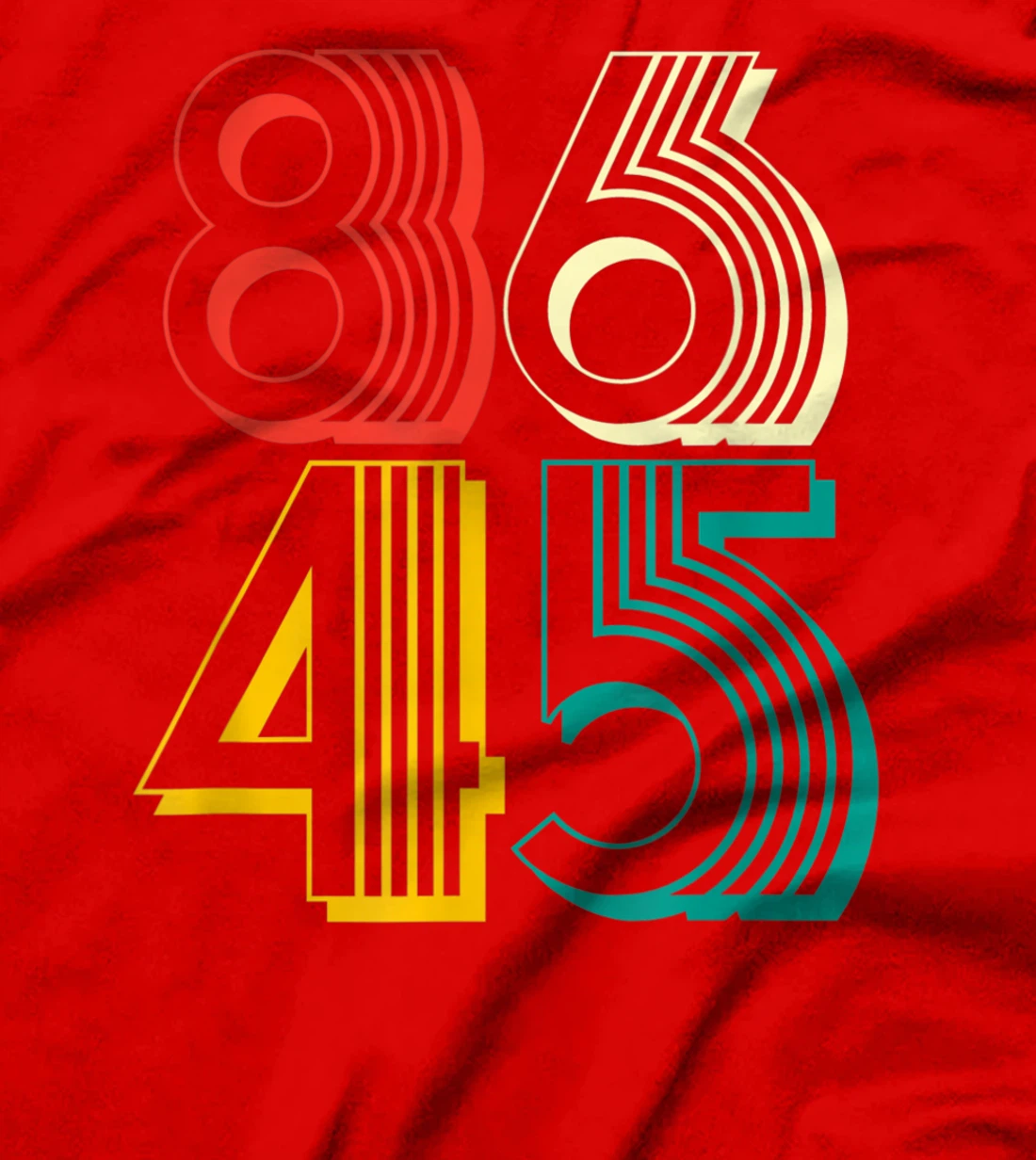 8645 shirt retro anti trump cool T-Shirt