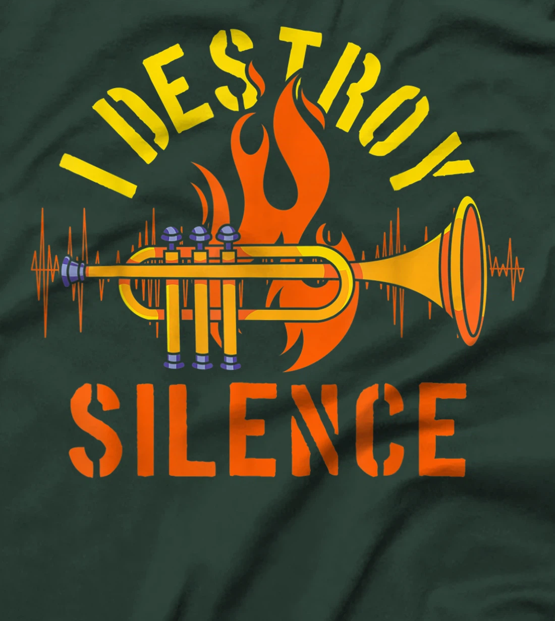 Funny Trumpet Player Gift Jazz Marching Band Trumpet T-Shirt