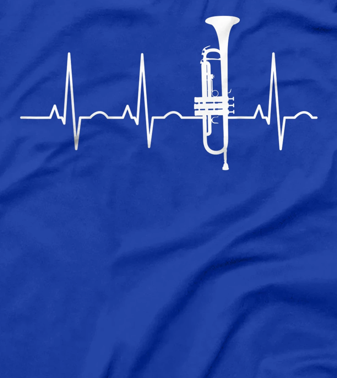 Trumpeter Heartbeat Trumpet Player Music Jazz Gift T-Shirt
