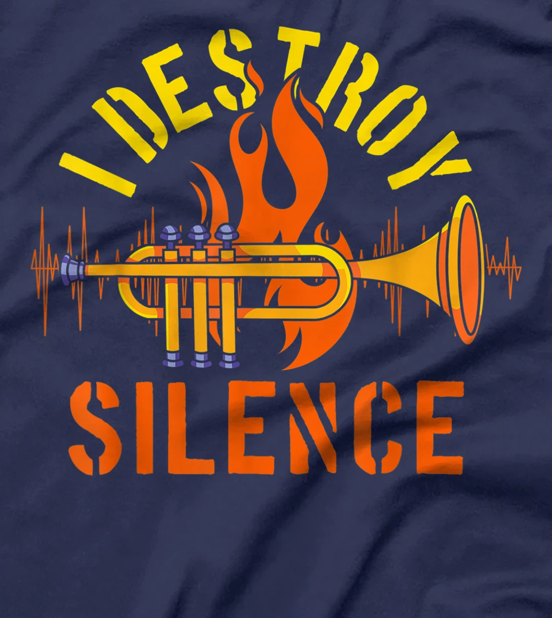 Funny Trumpet Player Gift Jazz Marching Band Trumpet T-Shirt