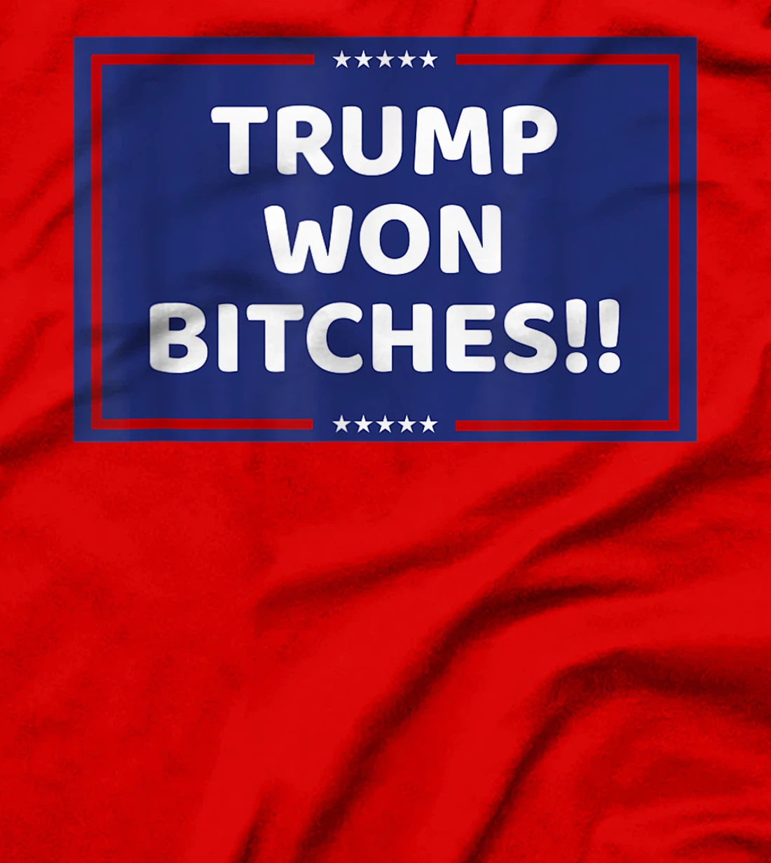 TRUMP WON BITCHES !! T-Shirt