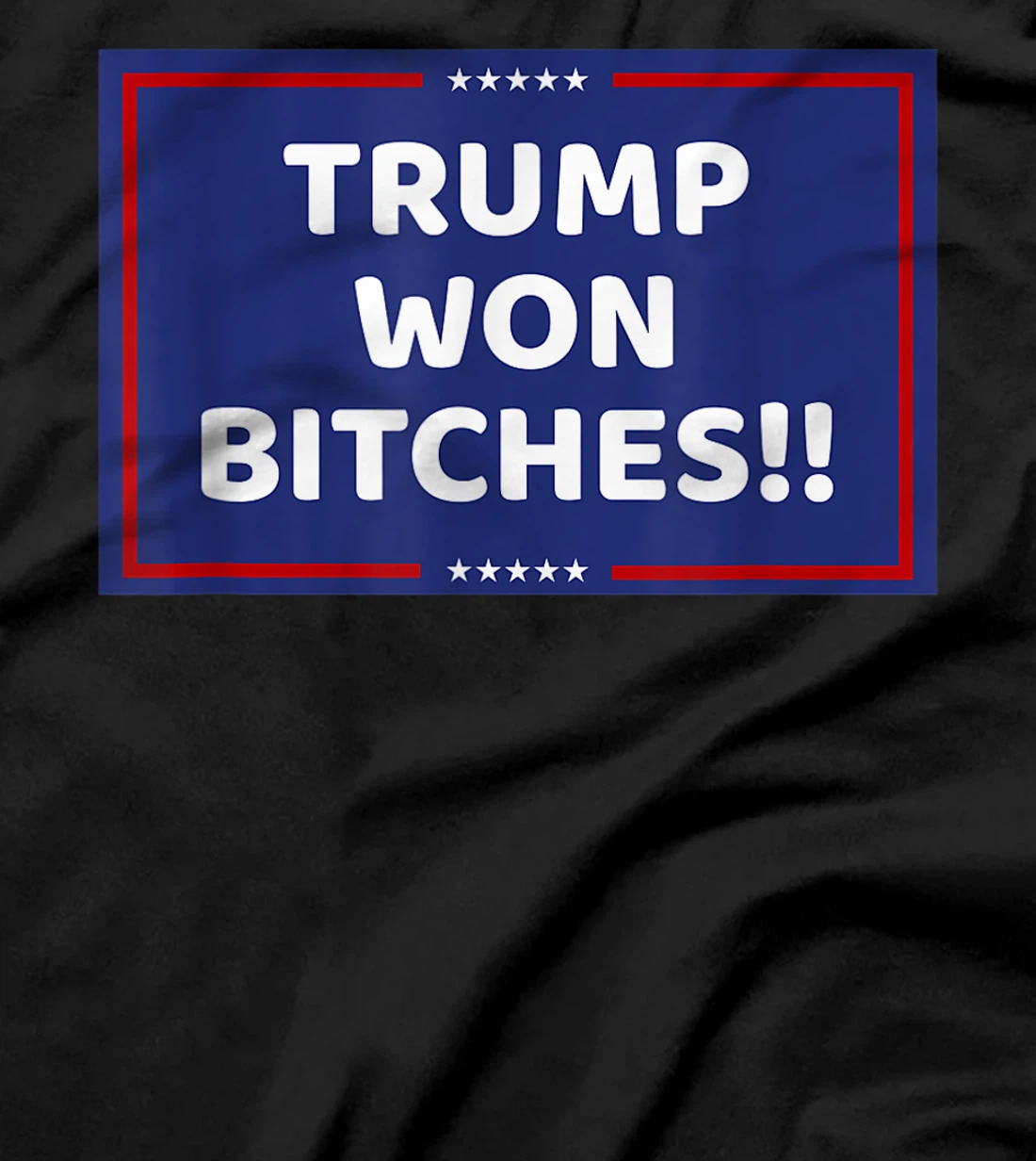 TRUMP WON BITCHES !! T-Shirt