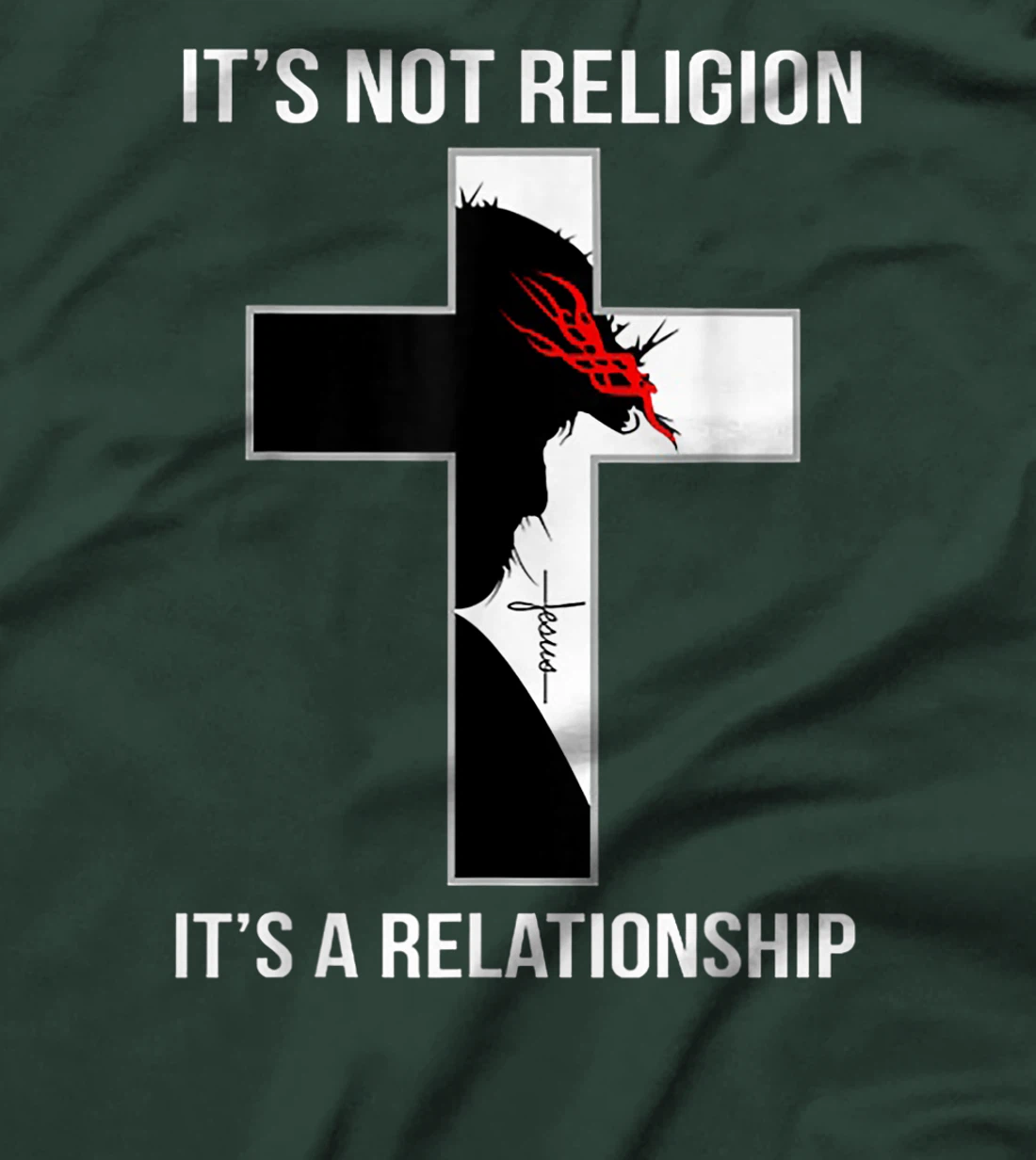 It's Not Religion It's A Relationship Trump Cross T-Shirt