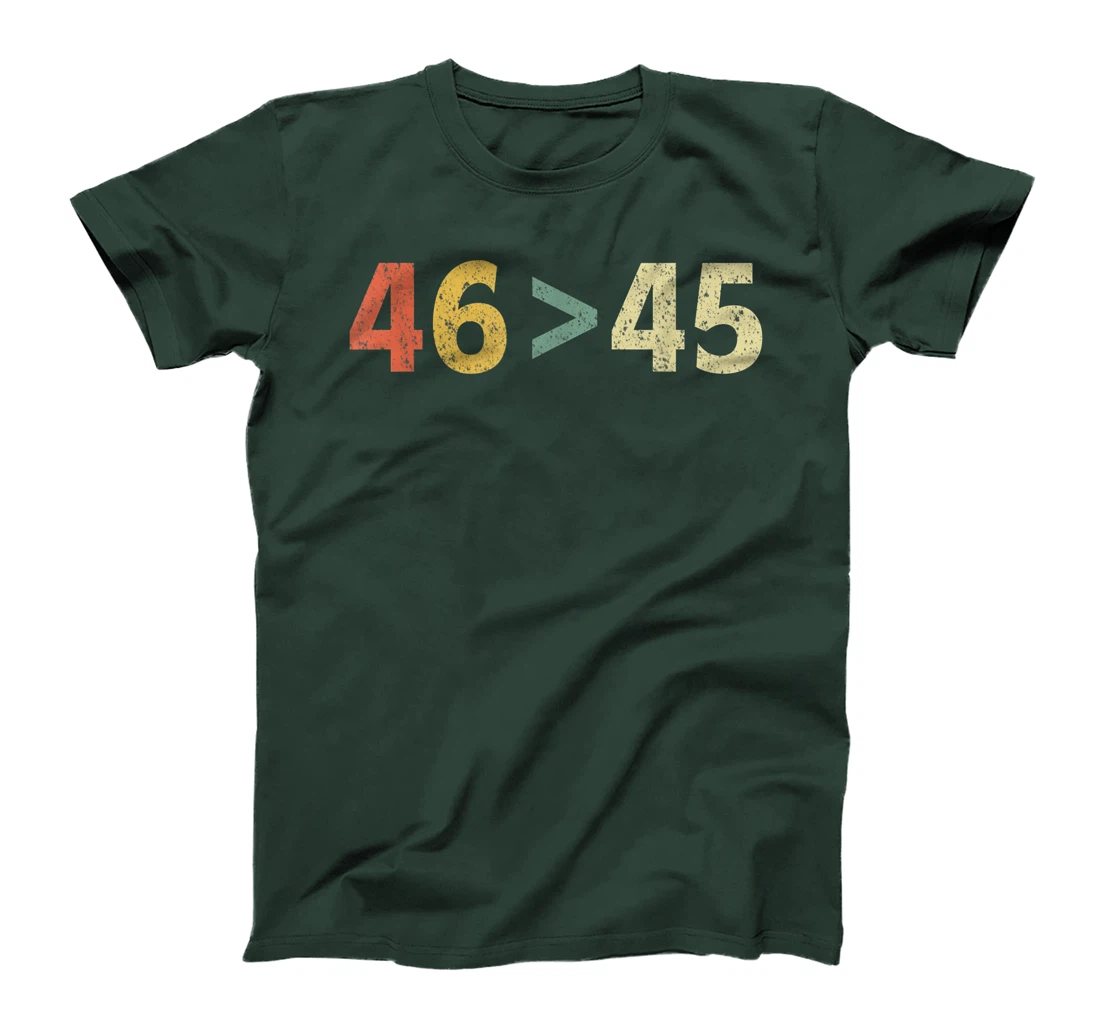 Trump Lost Shirt 46 > 45 Retro Biden Won T-Shirt